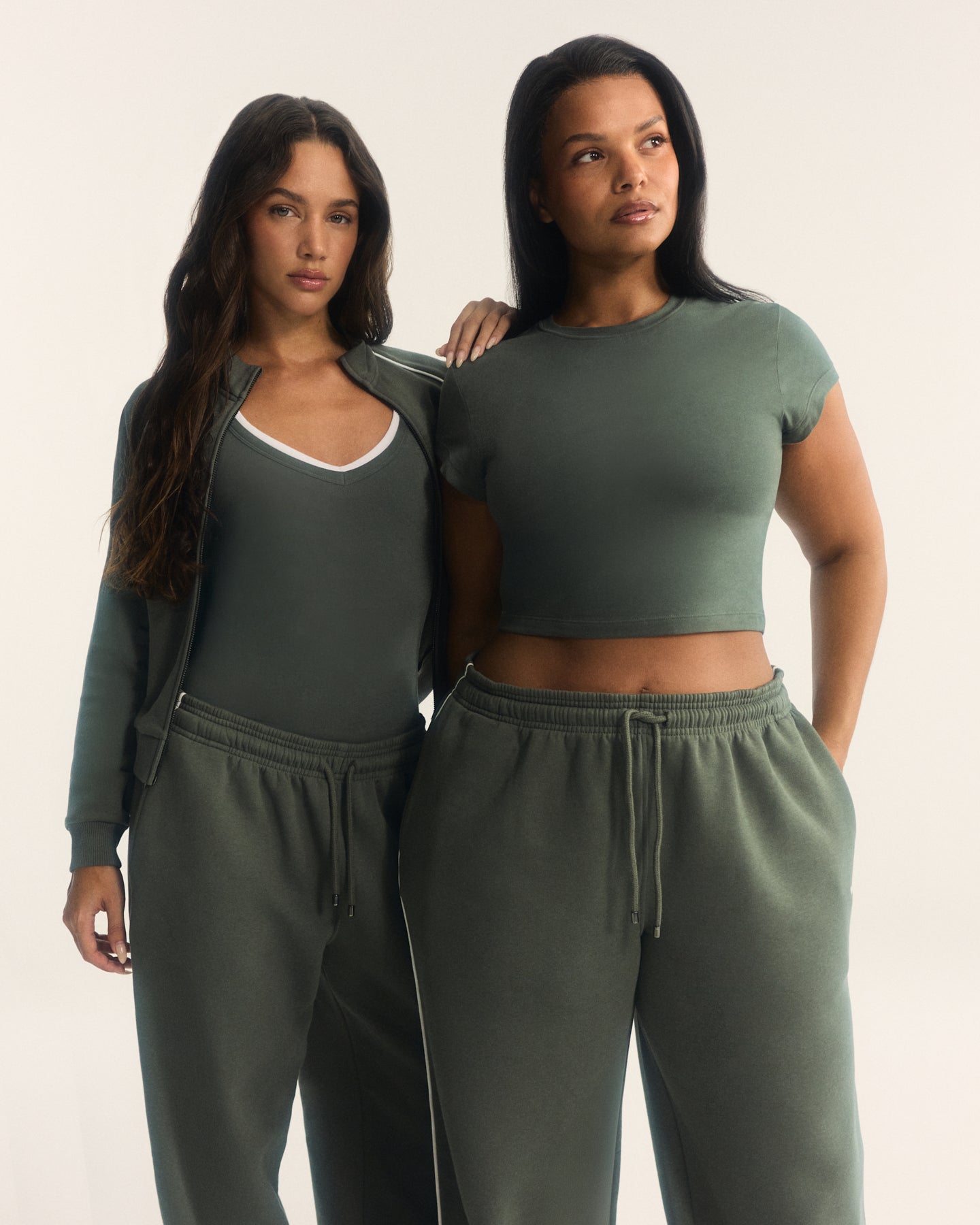 Alternative view of Cotton Baby T-Shirt | Dark Khaki