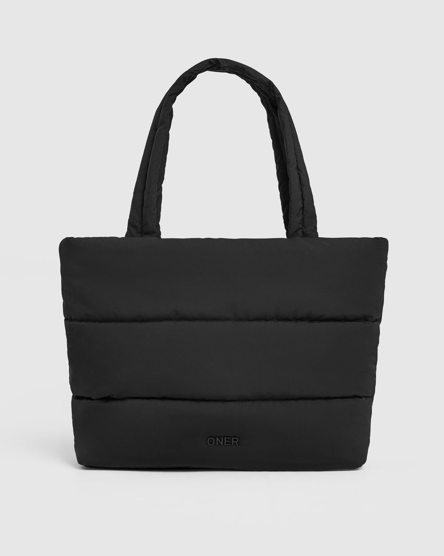 Alternative view of Quilted Tote Bag | Black