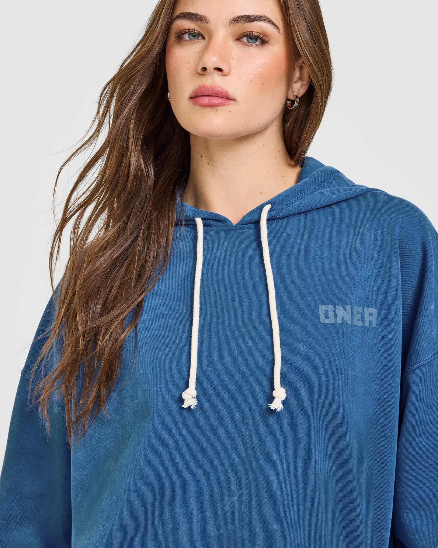 Raw Lounge Oversized Hoodie | Washed Ocean Blue - Image 5