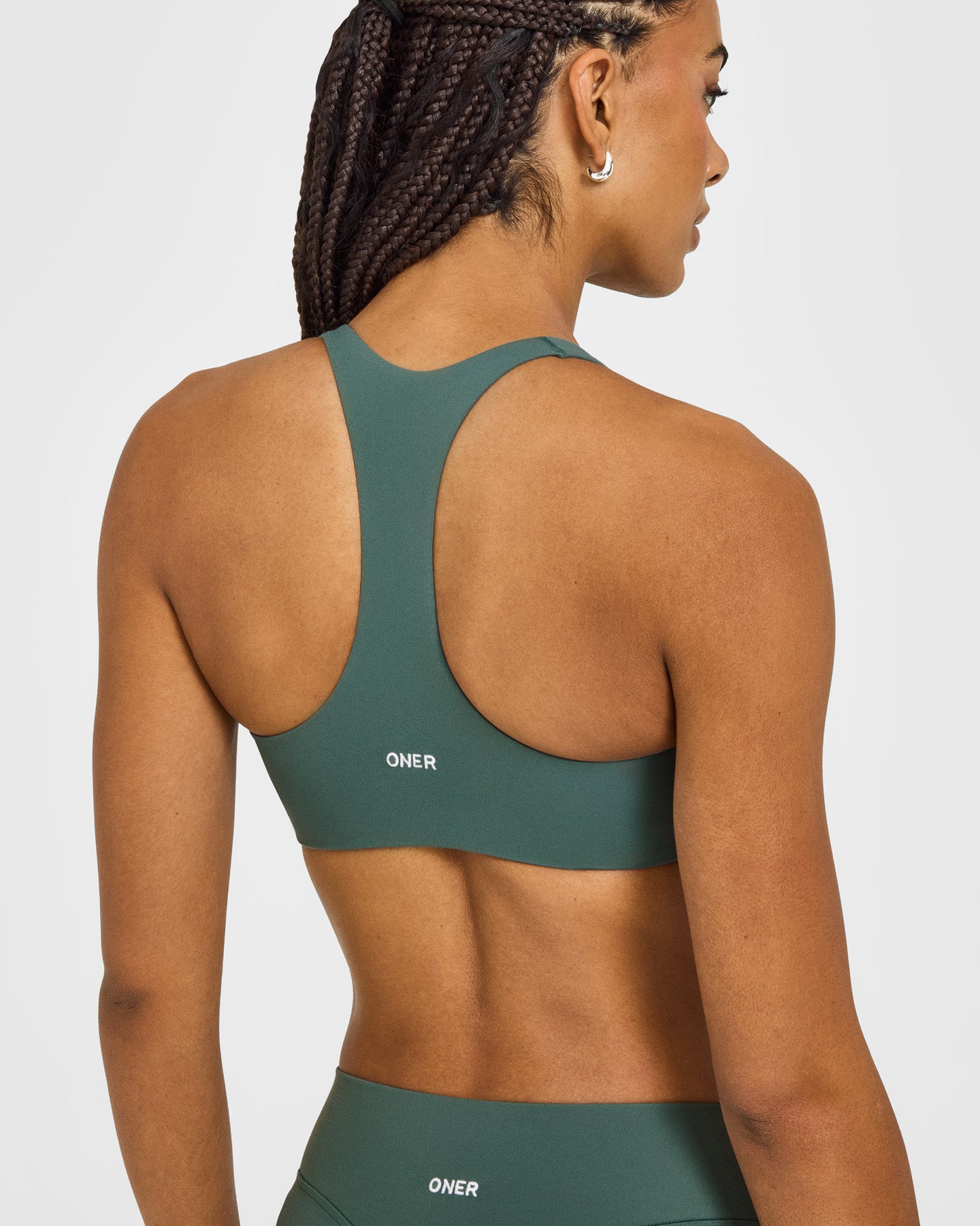 SoftMotion Bralette with White Logo | Iced Green - Image 4