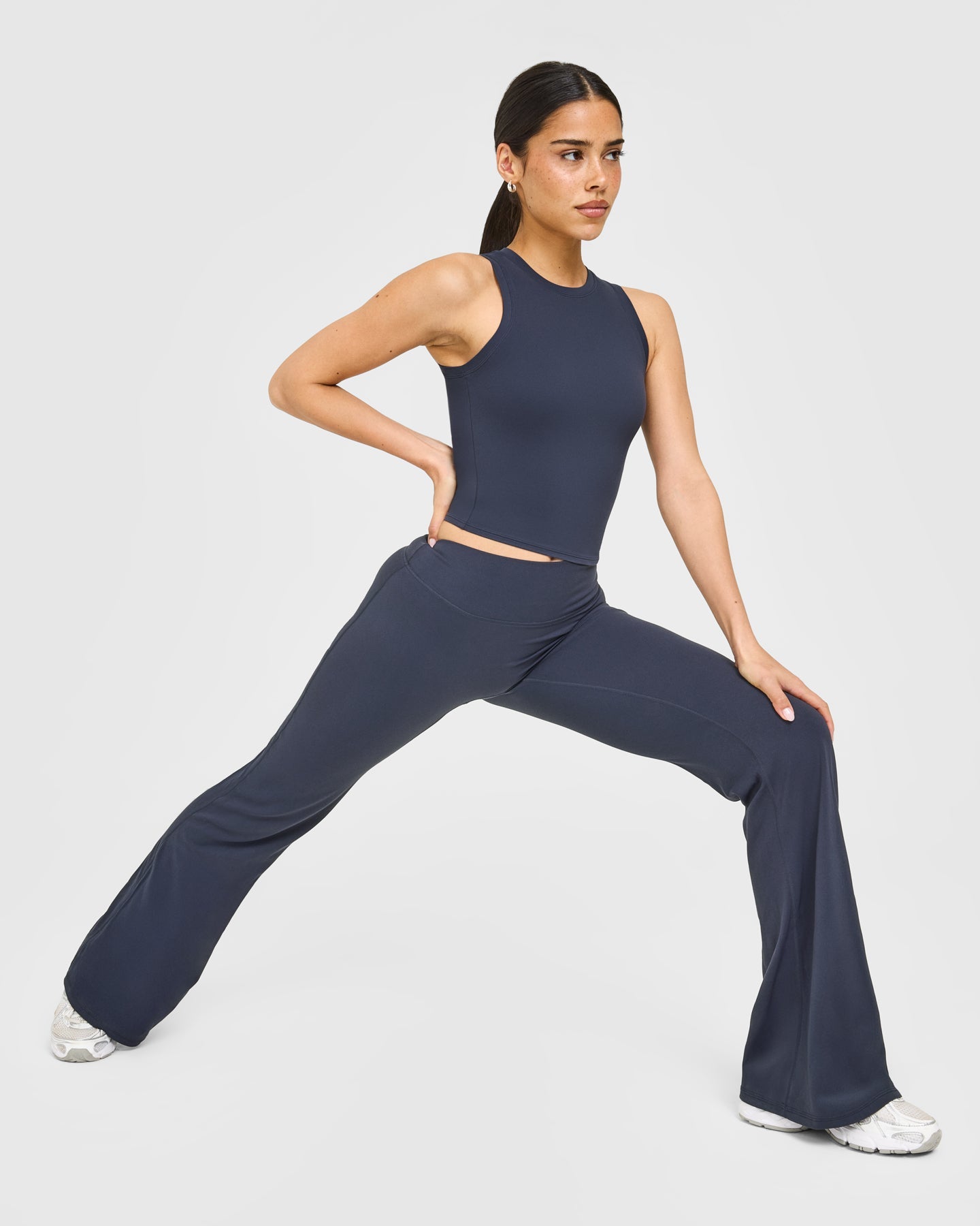 SoftMotion High Neck Mid Vest with White Logo | True Blue - Image 6