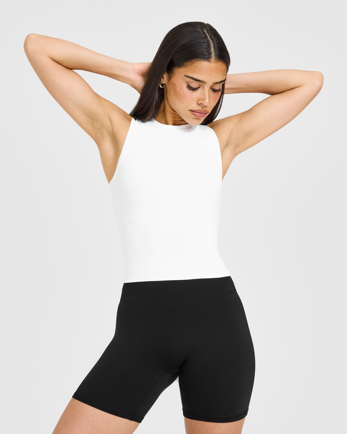 SoftMotion High Neck Mid Vest | White
