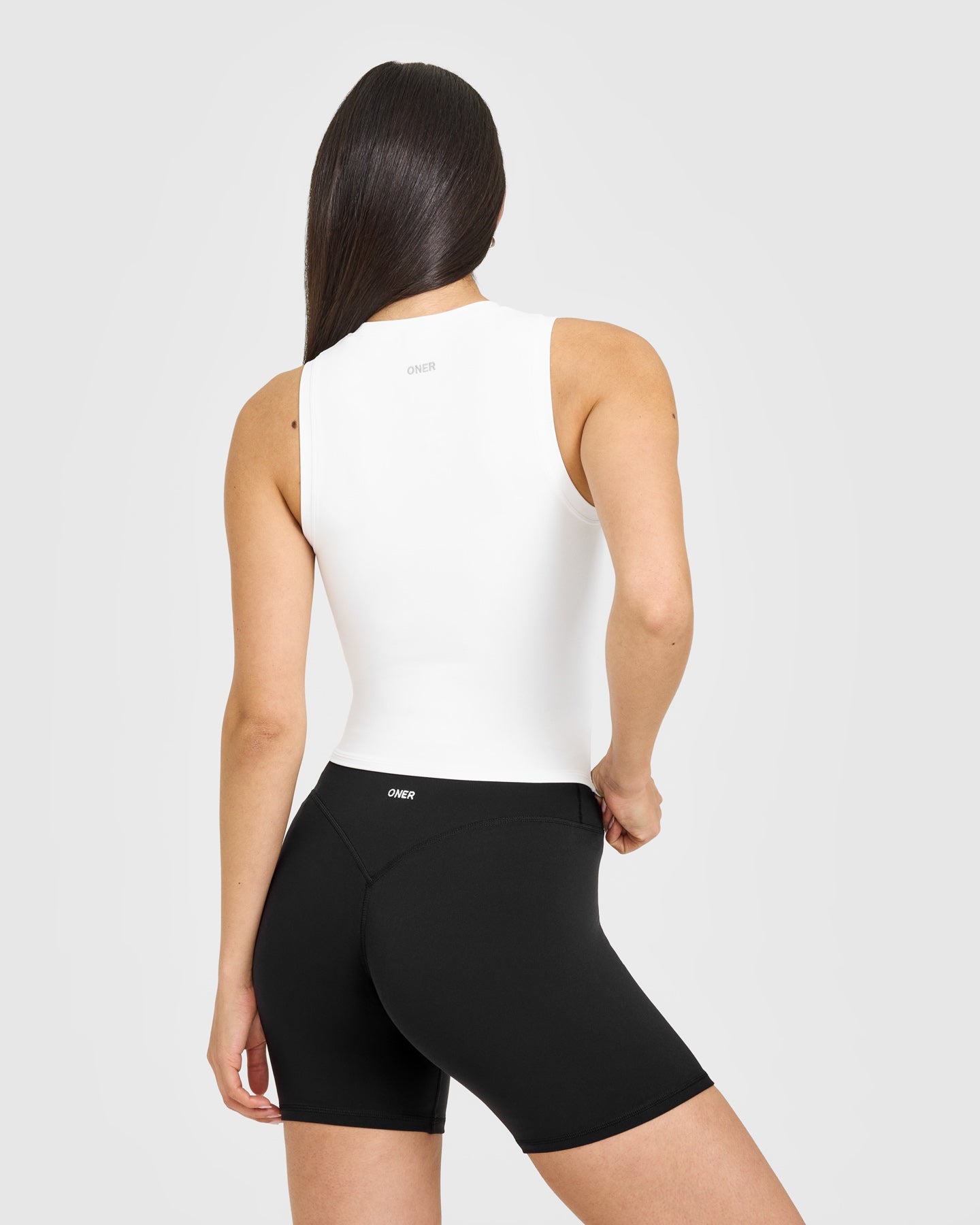 Alternative view of SoftMotion High Neck Mid Vest | White