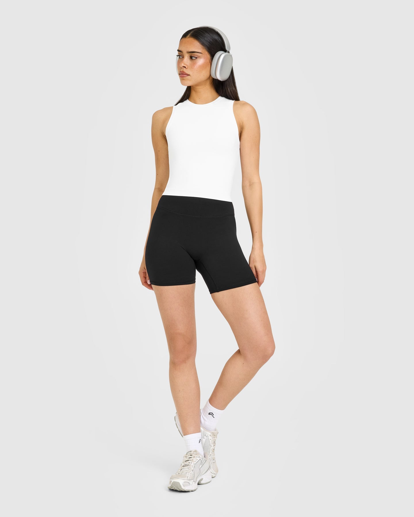 SoftMotion High Neck Mid Vest | White - Image 3