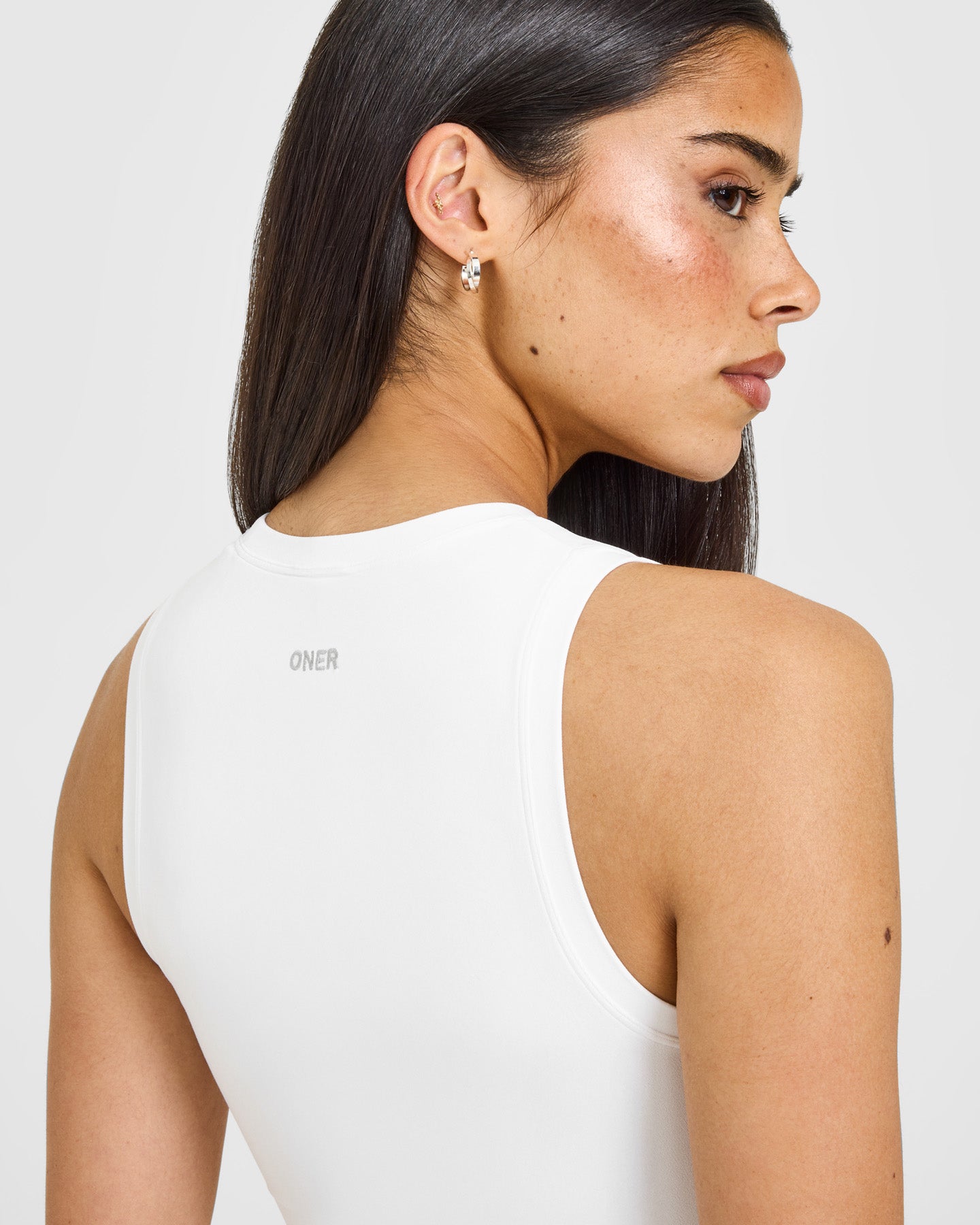 SoftMotion High Neck Mid Vest | White - Image 4