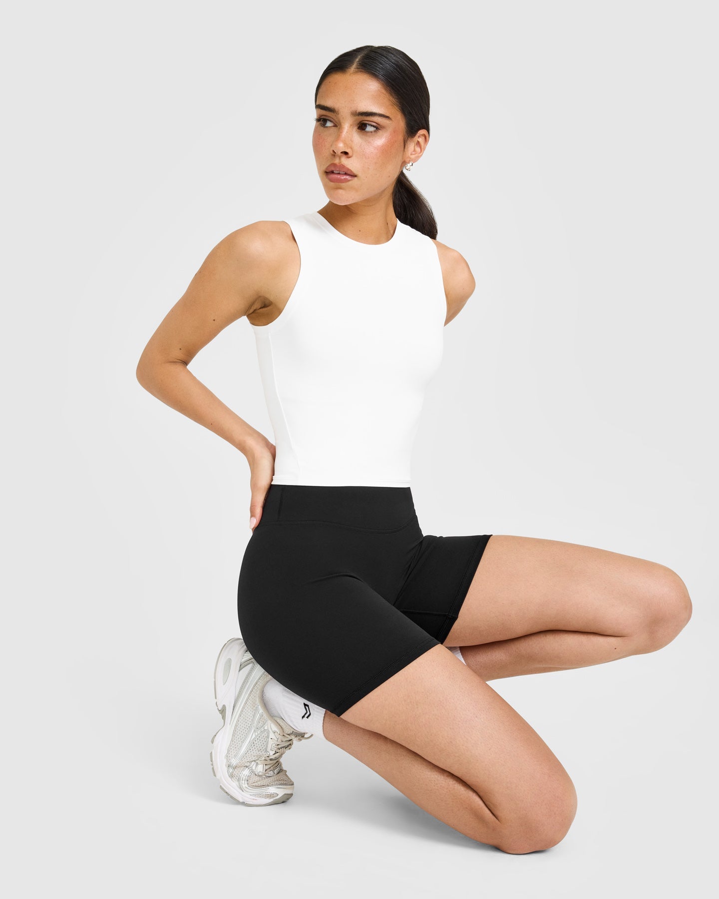 SoftMotion High Neck Mid Vest | White - Image 6