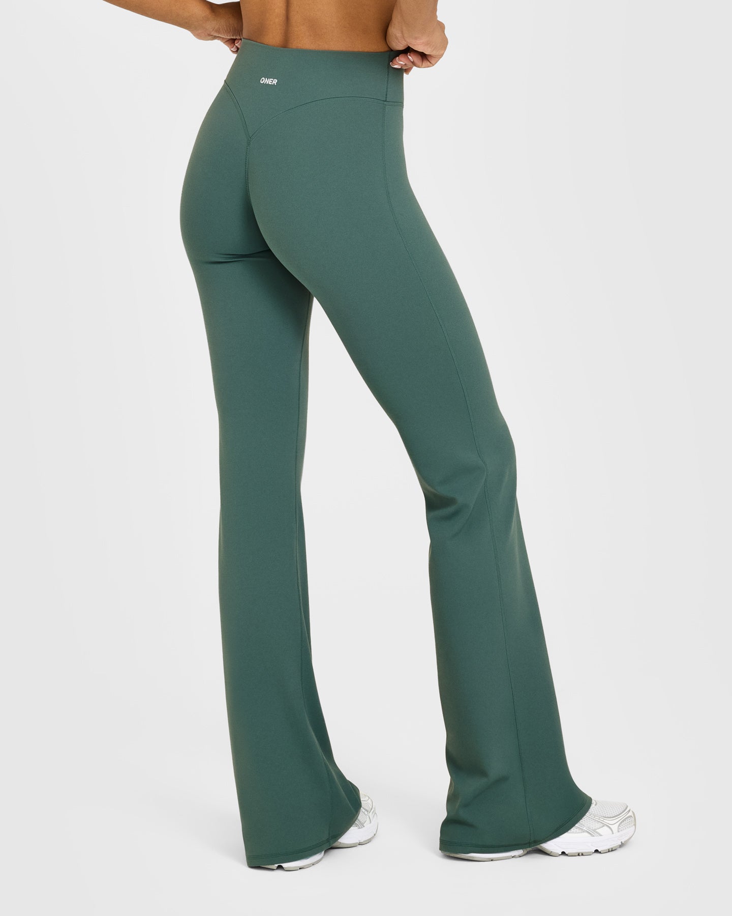 SoftMotion Flared Bottoms with White Logo | Iced Green