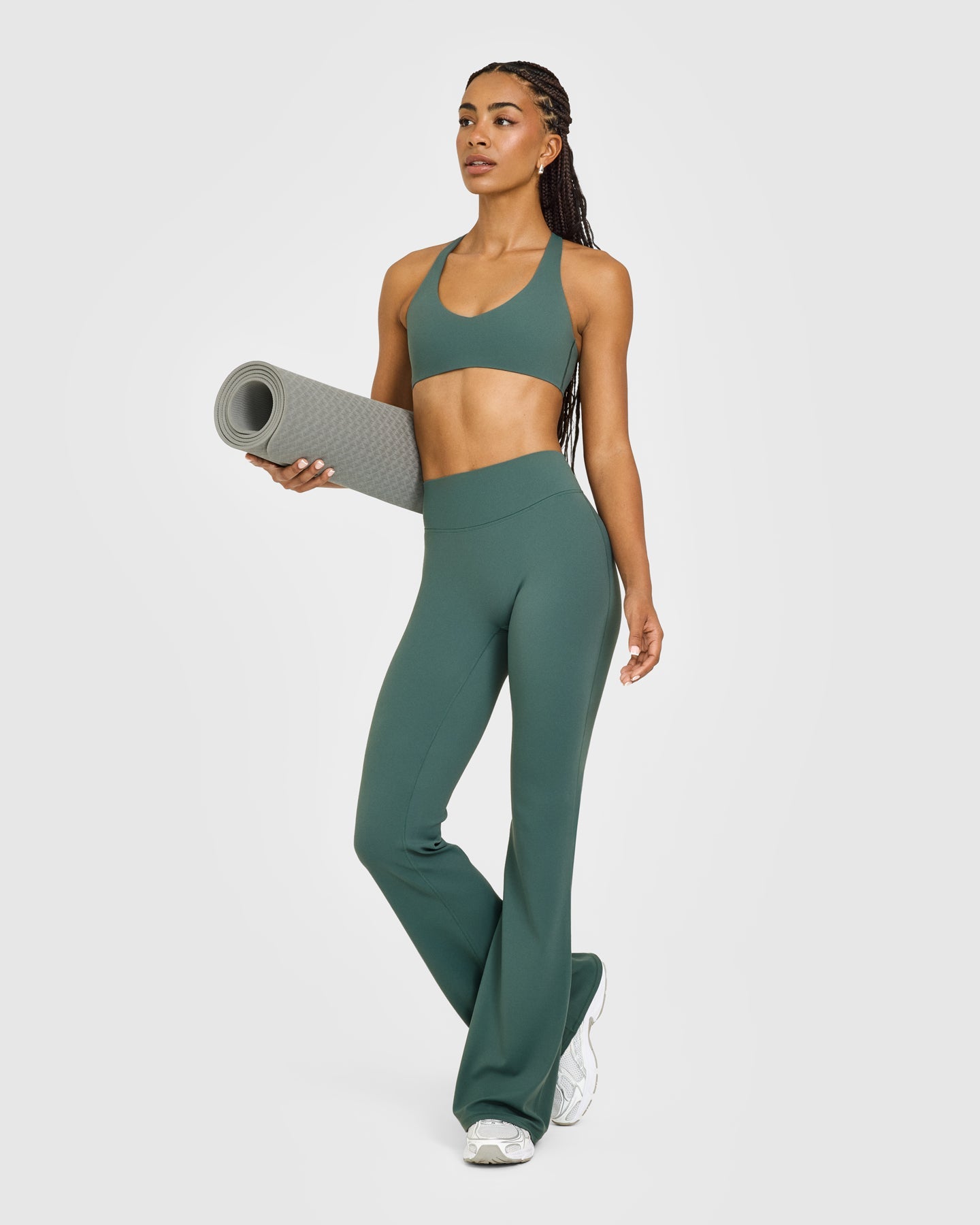 SoftMotion Flared Bottoms with White Logo | Iced Green - Image 3