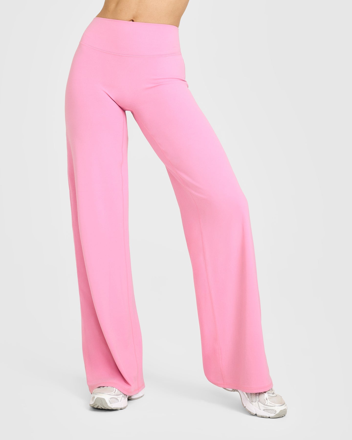 SoftMotion Straight Leg Bottoms with White Logo | Rose Pink - Image 6