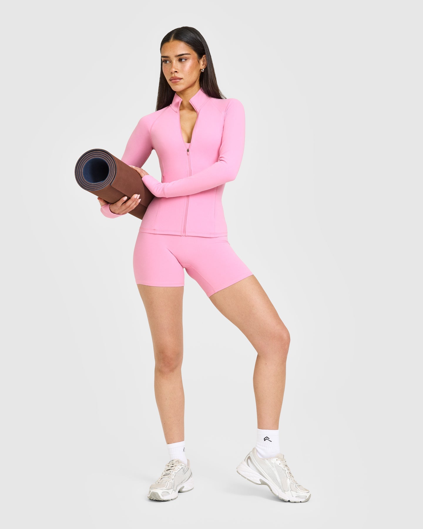 SoftMotion Jacket with White Logo | Rose Pink - Image 3