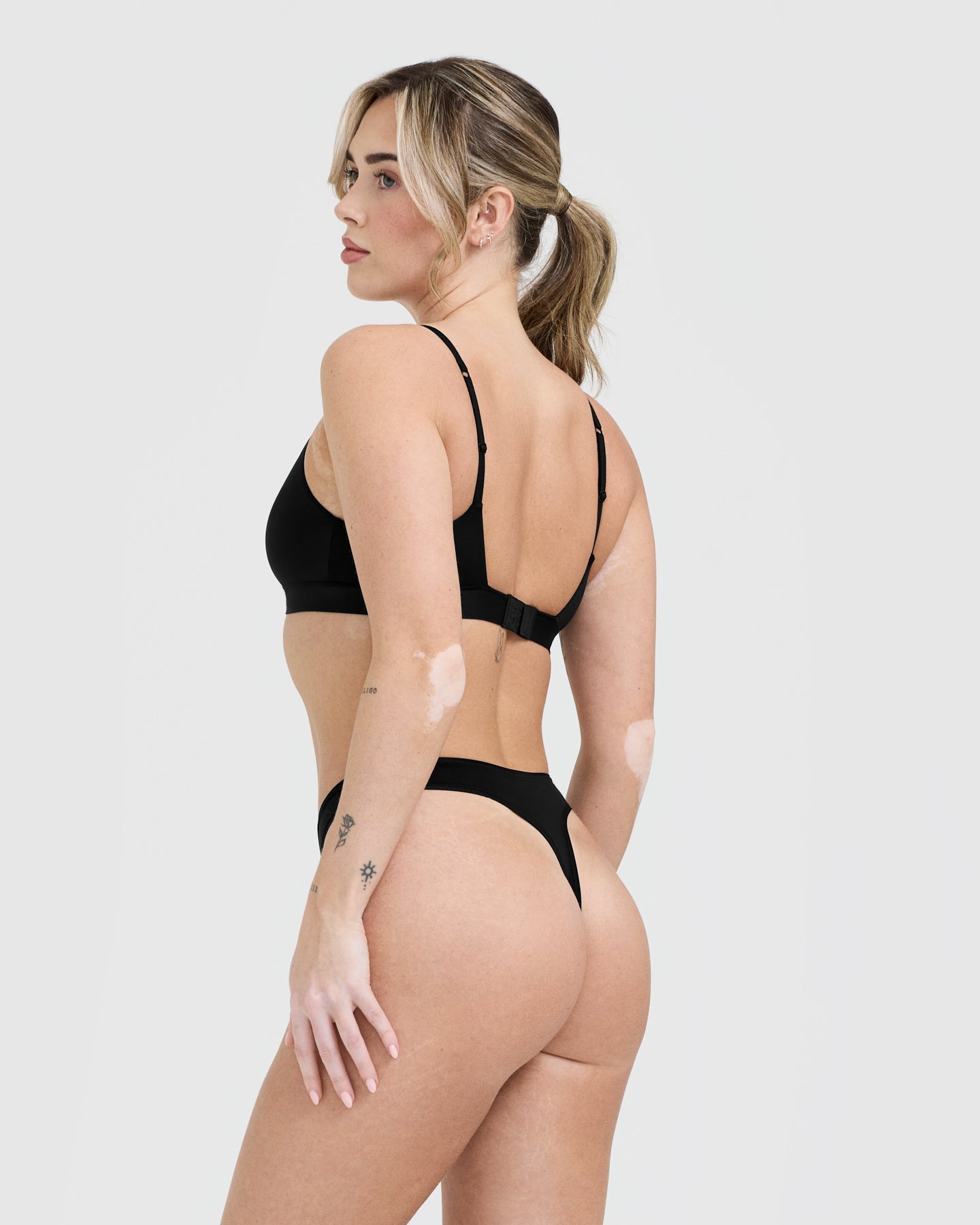 Alternative view of Silhouette Bralette | Black