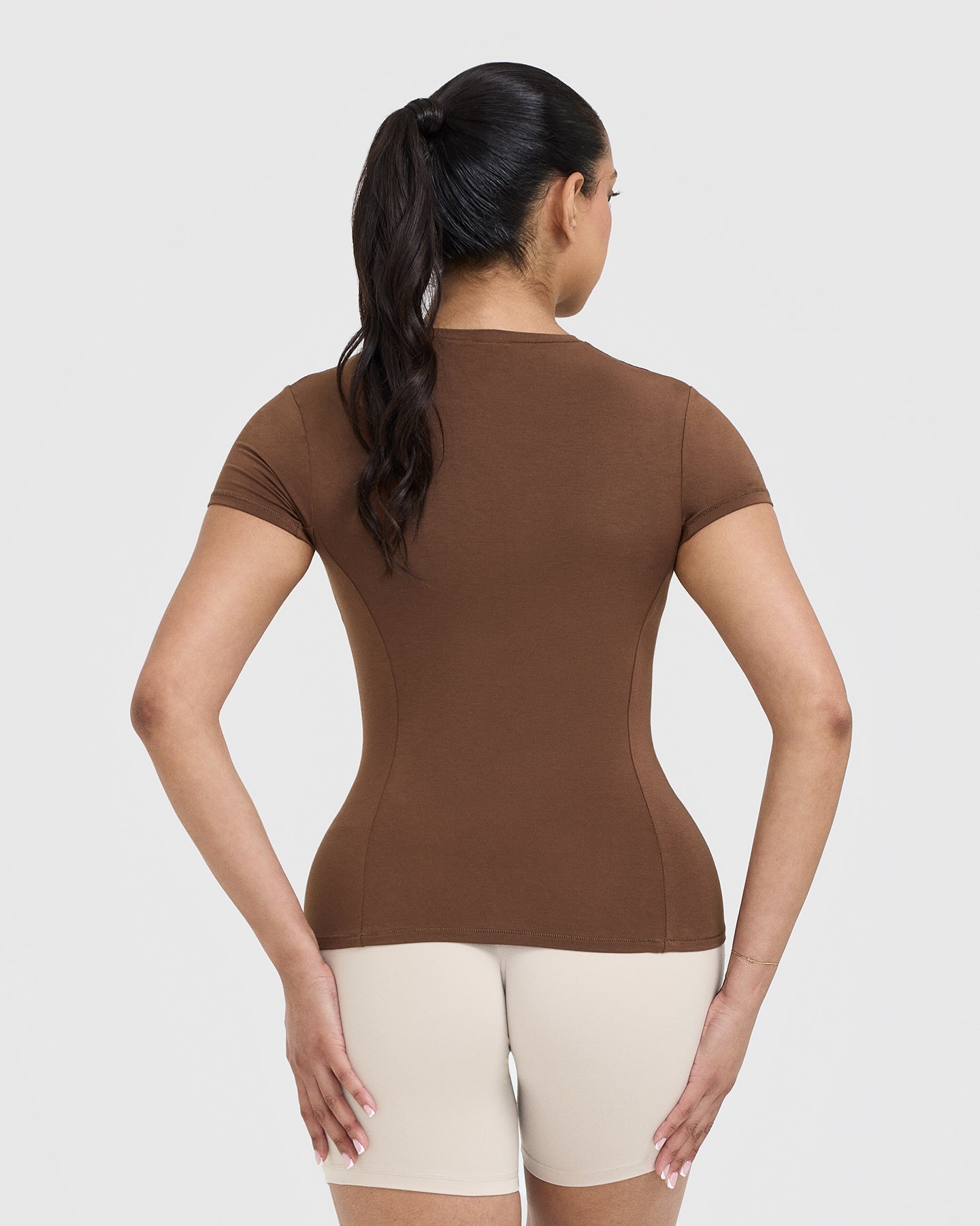 Mellow Soft Short Sleeve T-Shirt | Nude 4 - Image 2