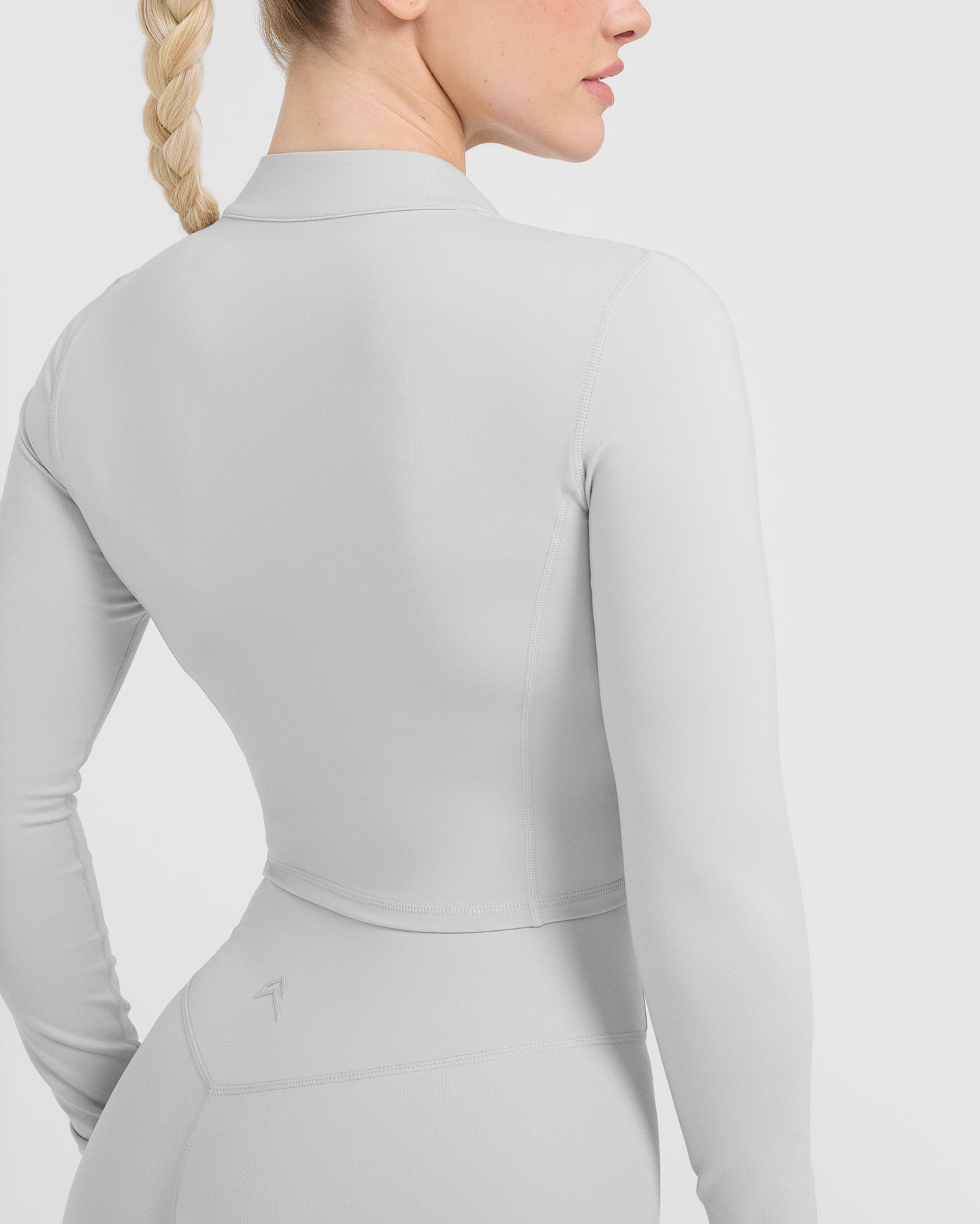 Timeless Crop Jacket | Light Grey - Image 5