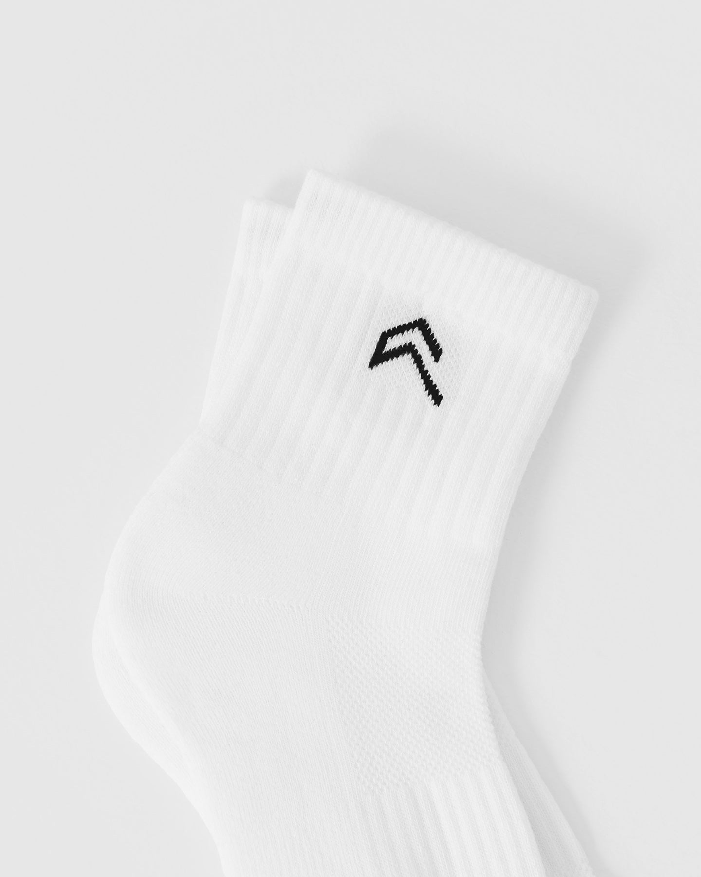 Mid Crew Socks 5 Pack | White - Image 3