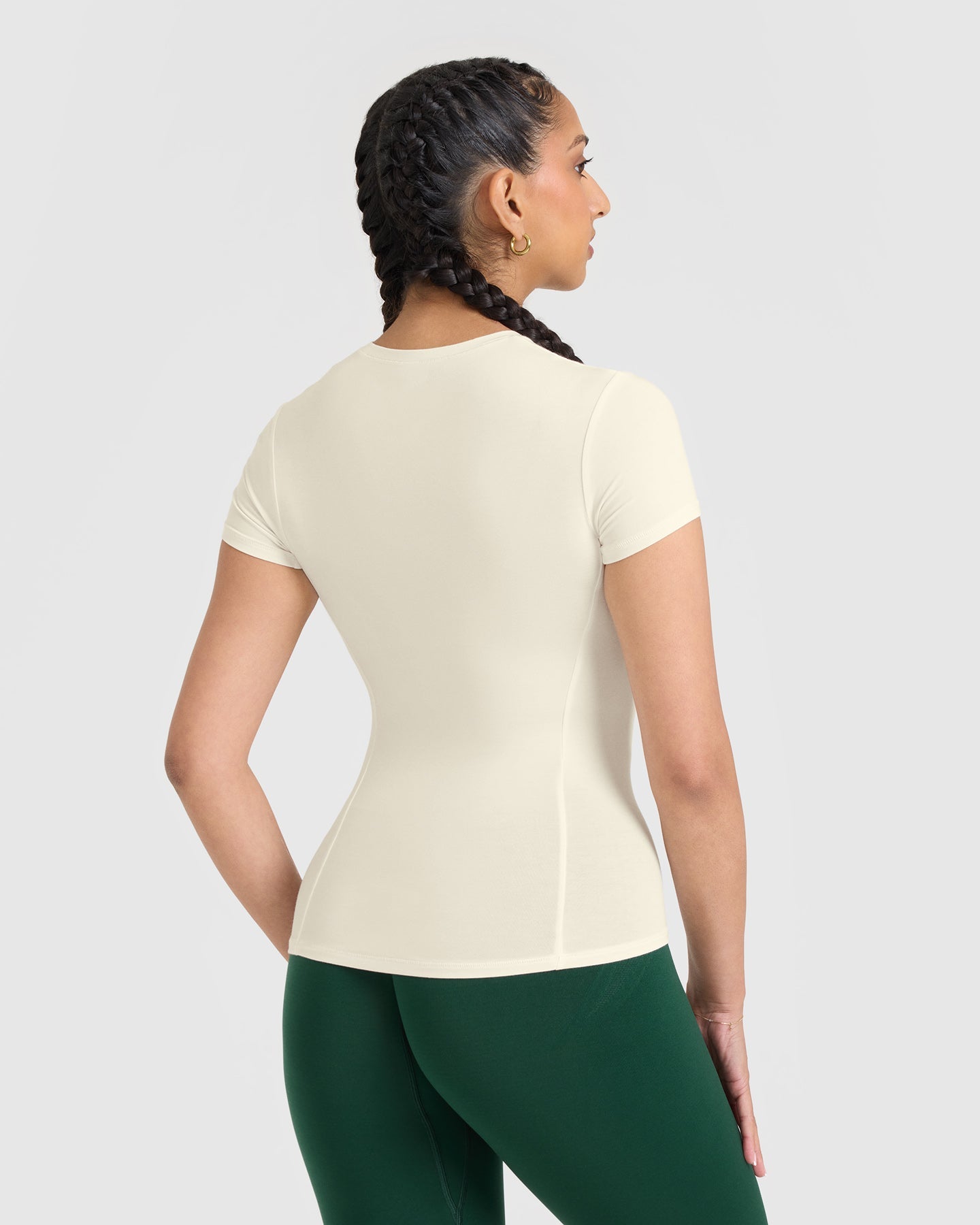 Mellow Soft Short Sleeve T-Shirt | Off White - Image 2
