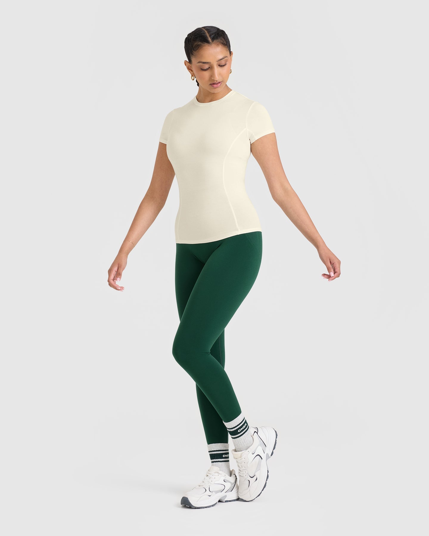 Mellow Soft Short Sleeve T-Shirt | Off White - Image 3