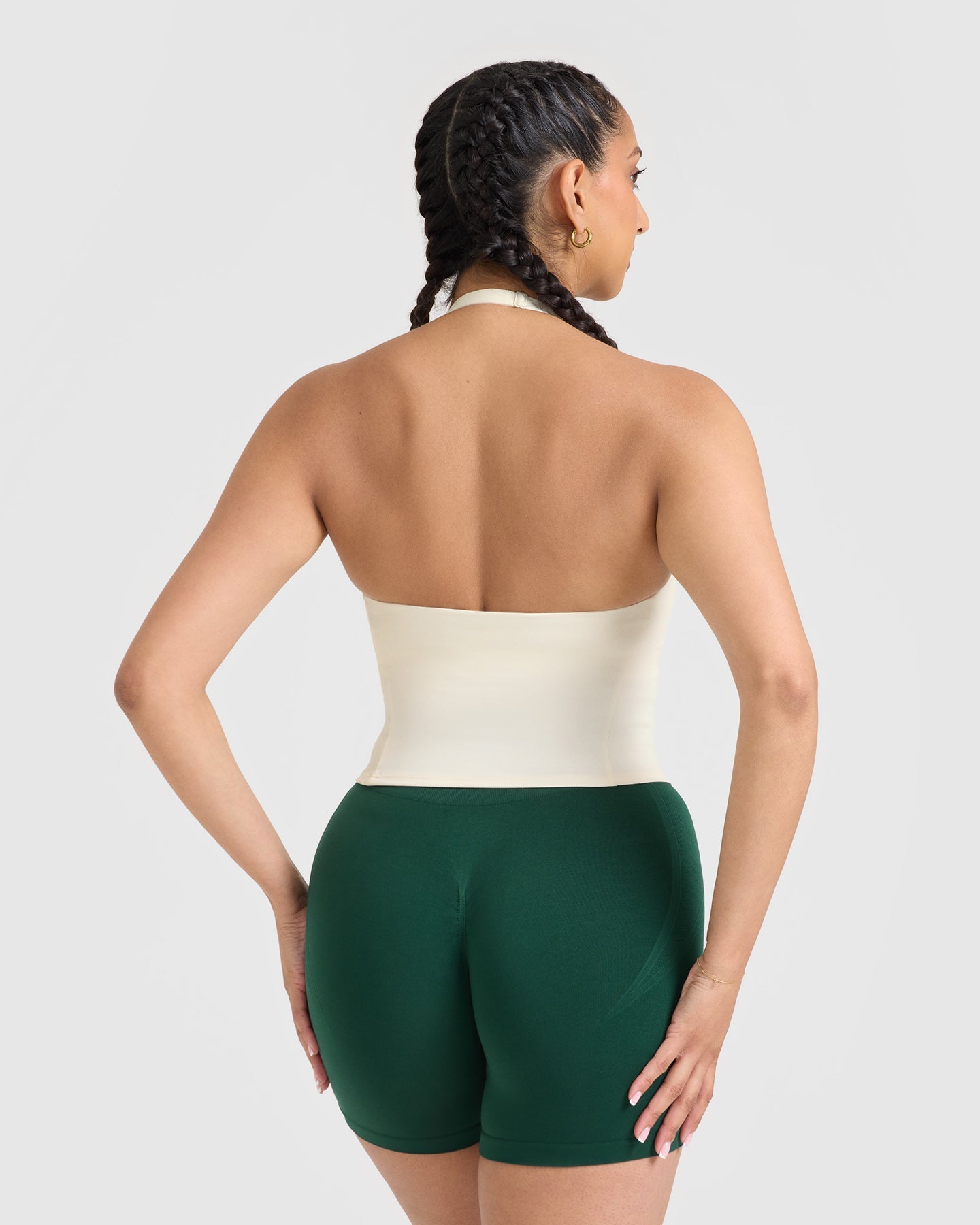 Alternative view of Timeless Halter Neck Mid Vest | Off White