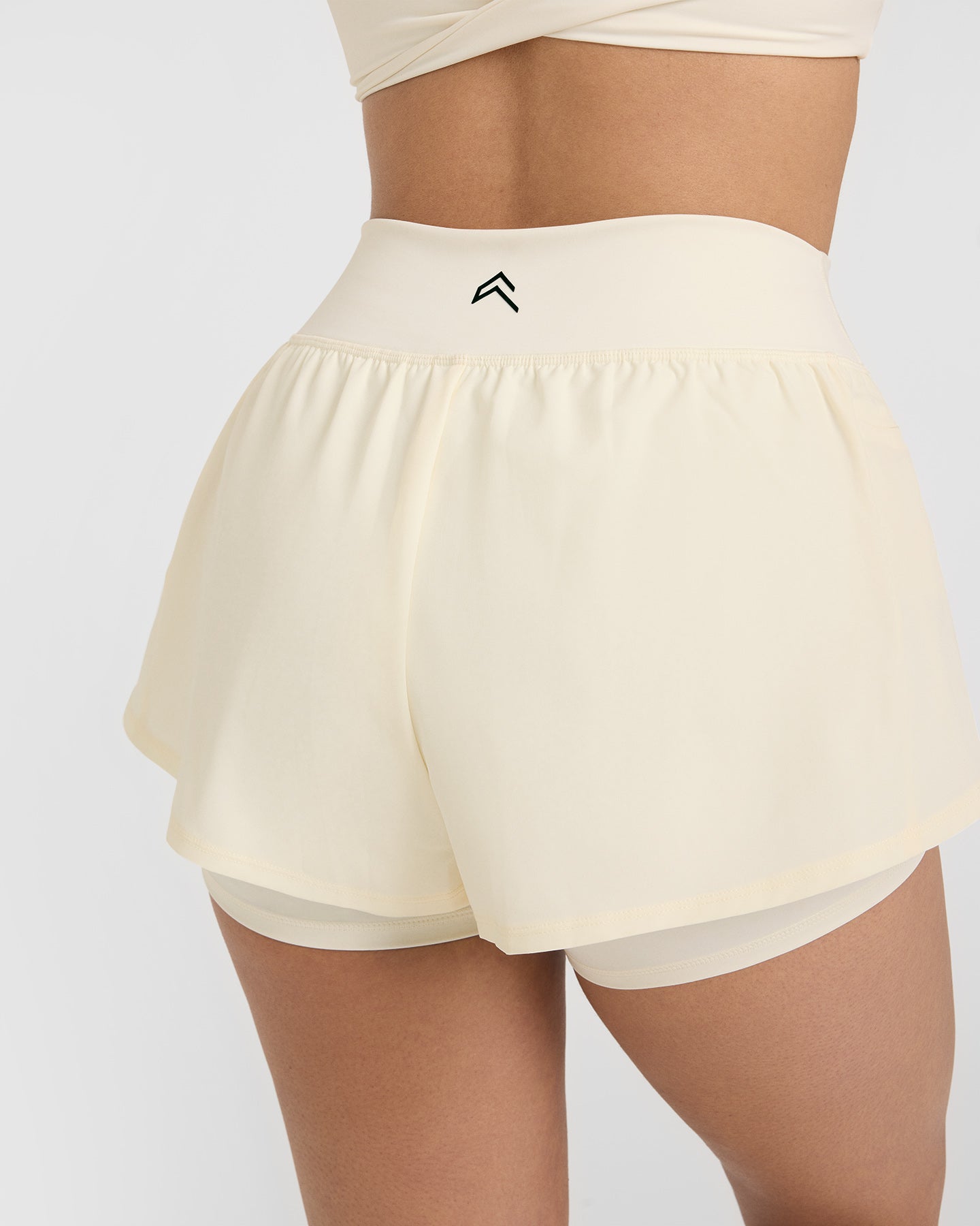 UnifiedMove Double Layer Shorts 5" | Off White - Image 5