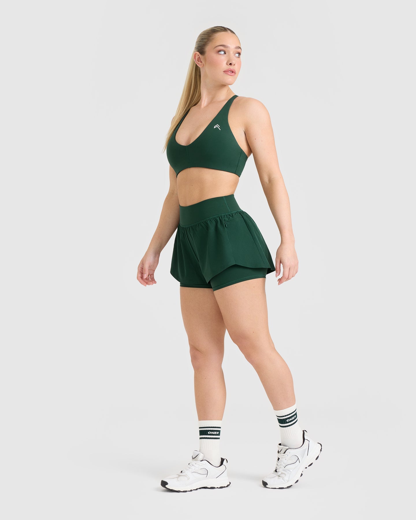 UnifiedMove Double Layer Shorts 5" | Racing Green - Image 3