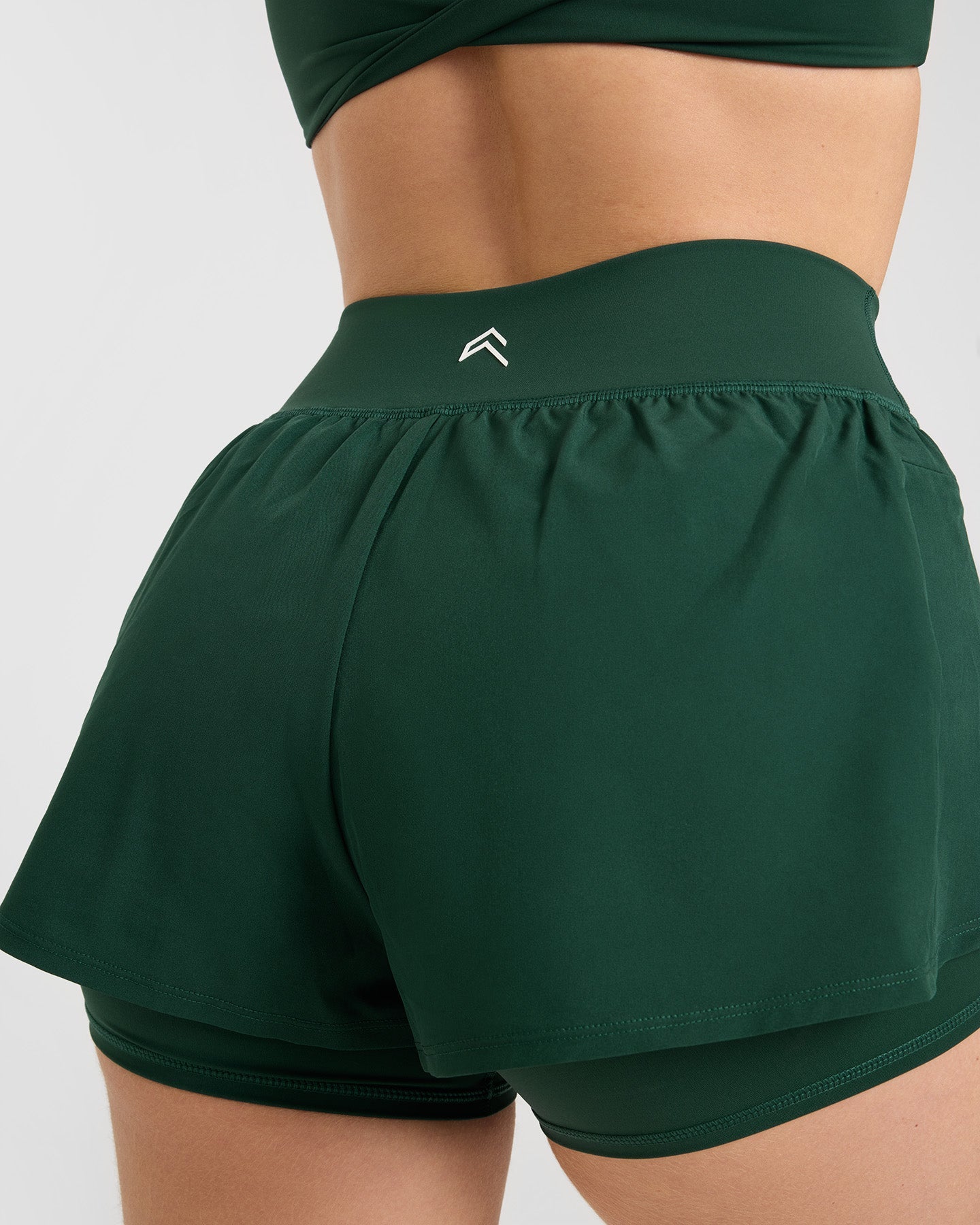 UnifiedMove Double Layer Shorts 5" | Racing Green - Image 5