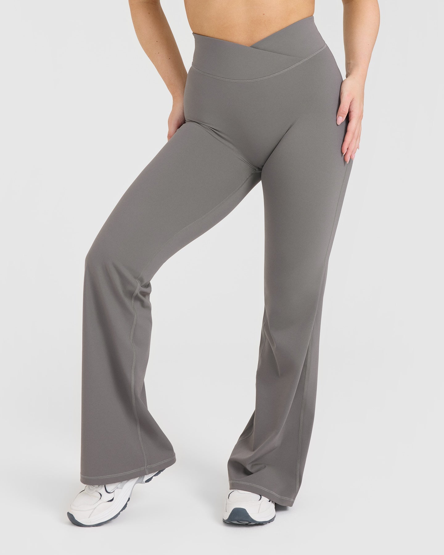 UnifiedMove Wrap Flared Bottoms | Ash Grey