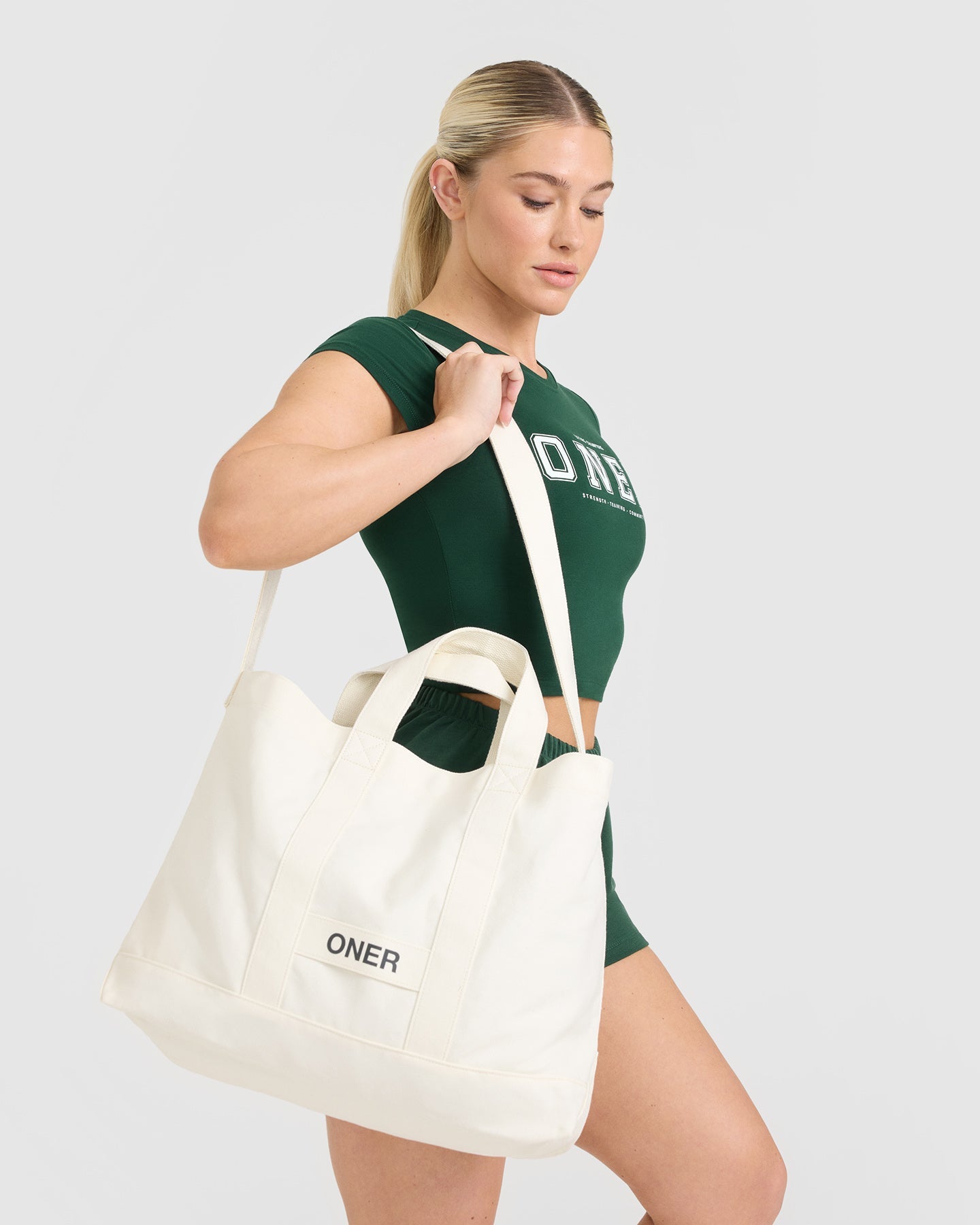 Alternative view of Cotton Canvas Tote | Off White