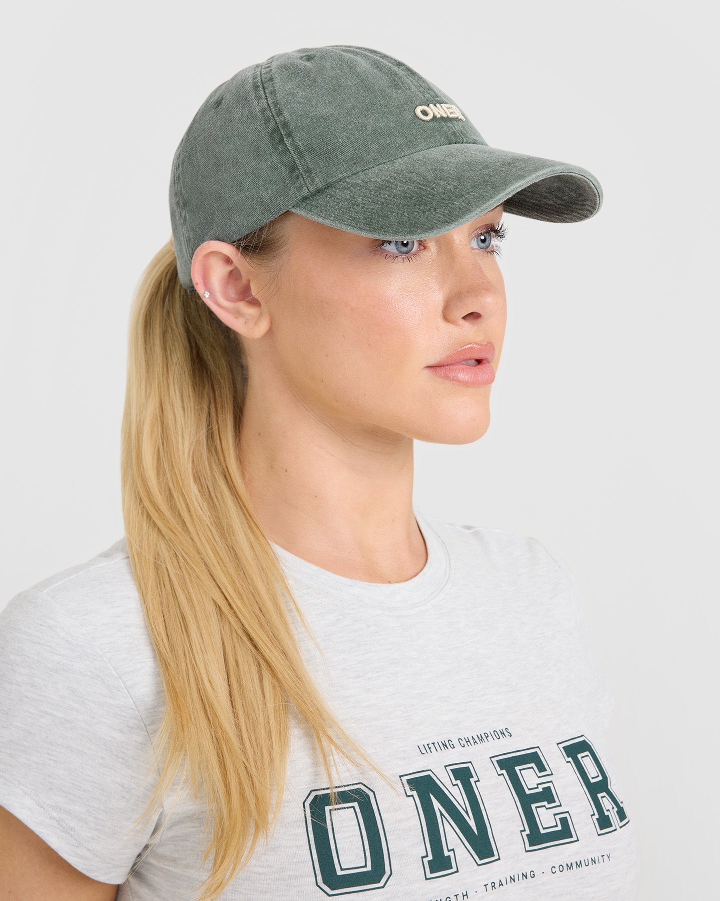 Vintage Wash Baseball Cap | Racing Green - Image 4