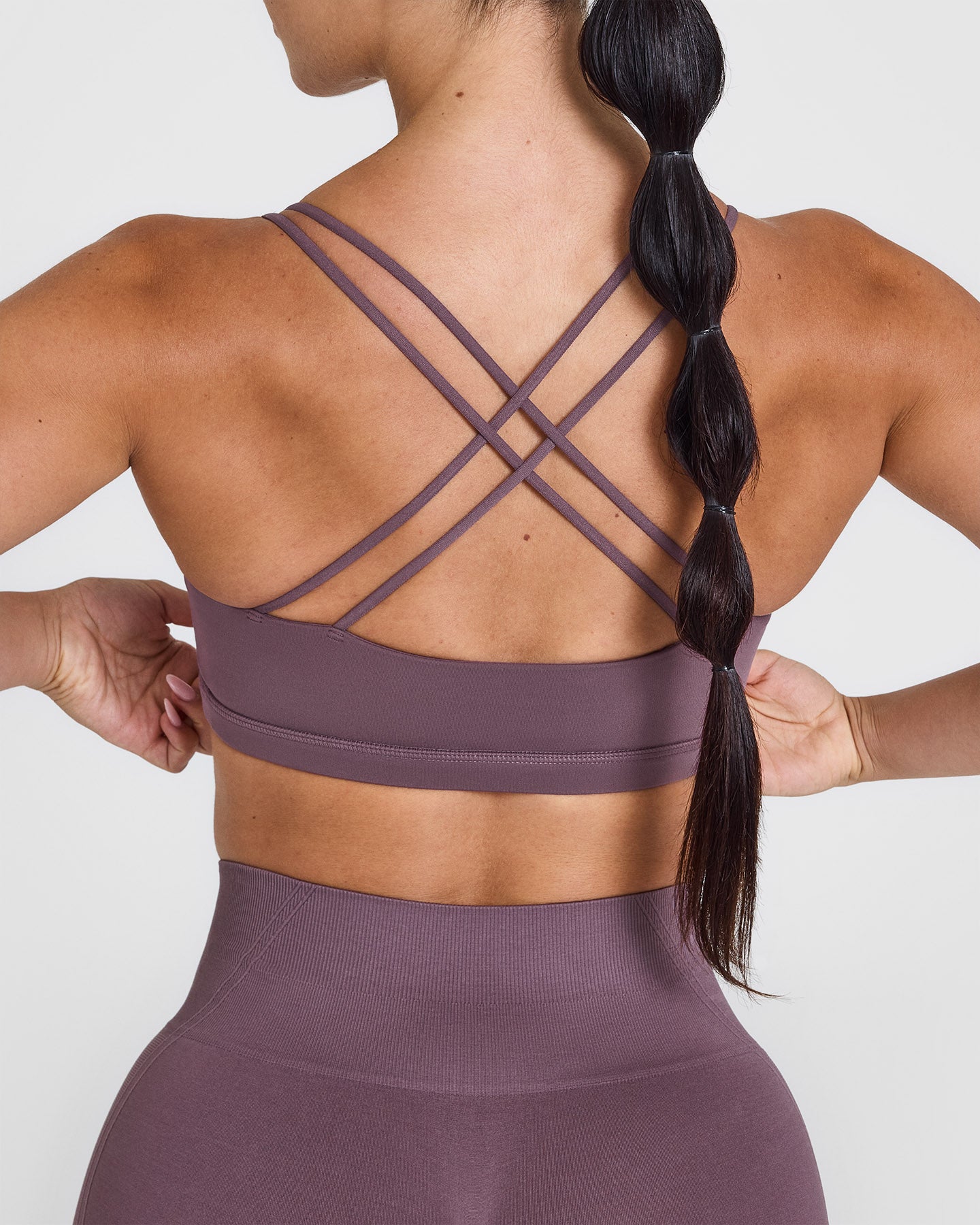 Everyday Cross Over Bralette | Vintage Purple - Image 5