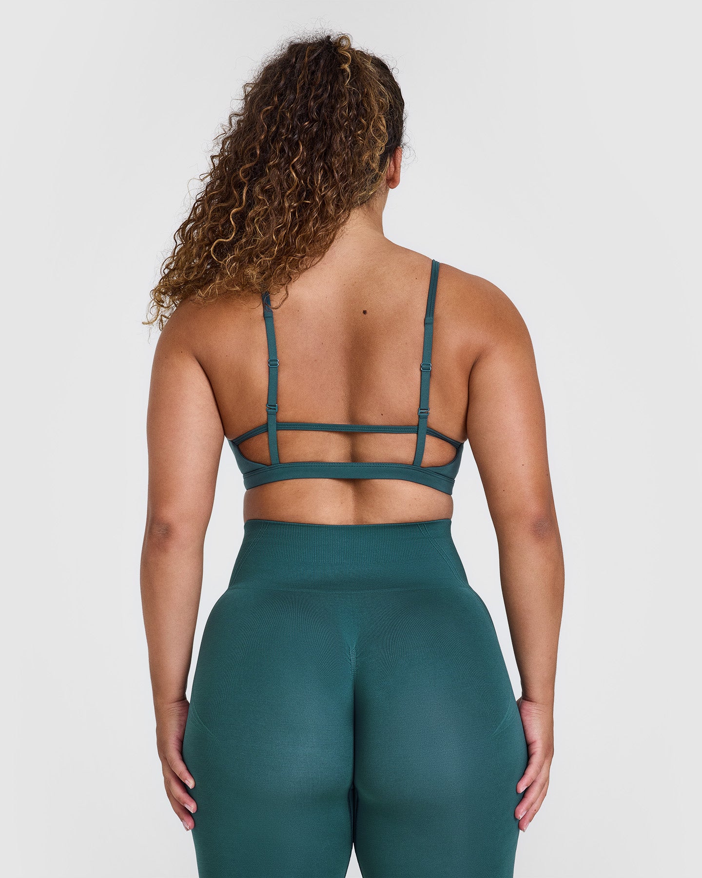 Alternative view of Timeless Strappy Bralette | Marine Teal