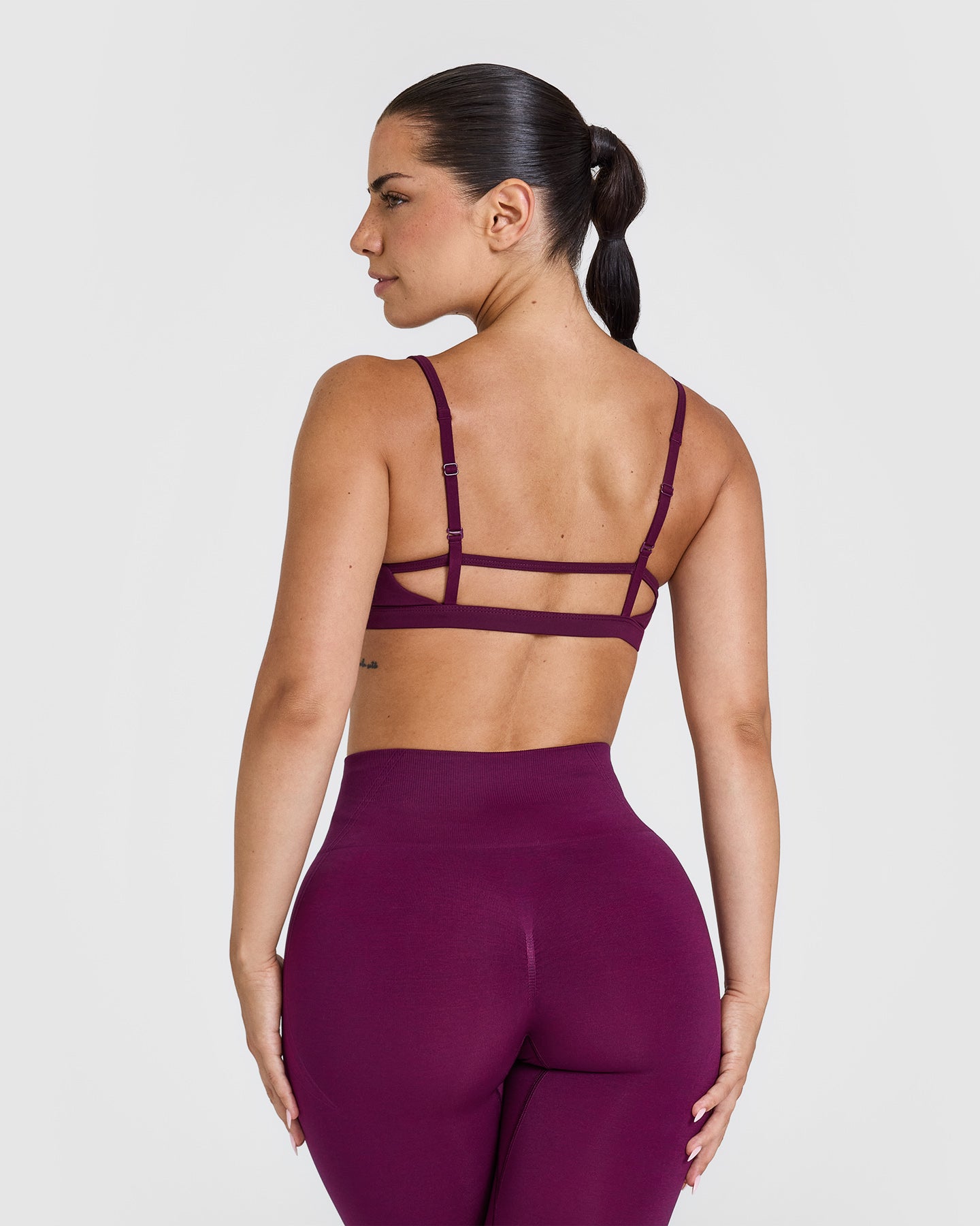 Alternative view of Timeless Strappy Bralette | Ripe Fig