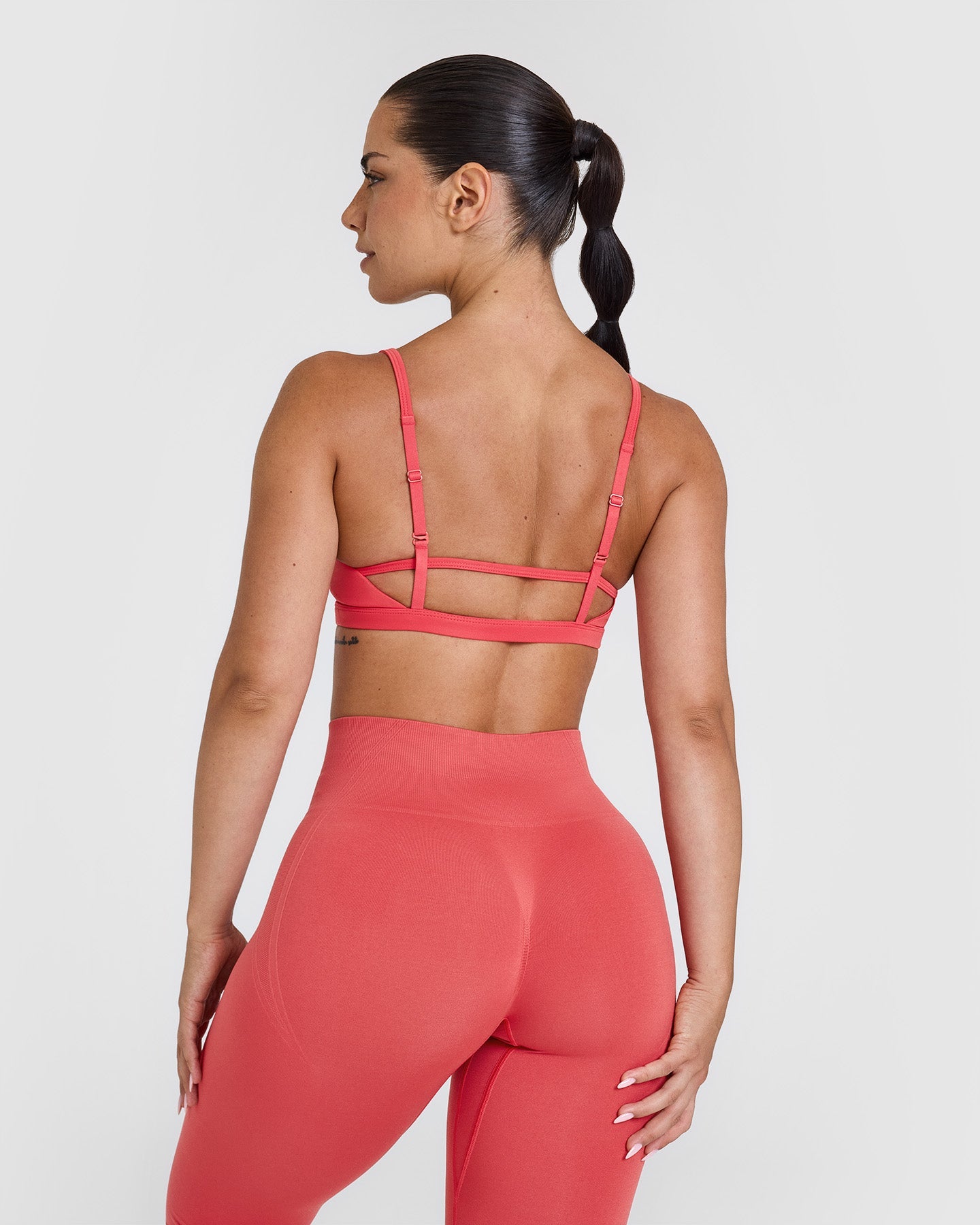 Alternative view of Timeless Strappy Bralette | Sweet Red
