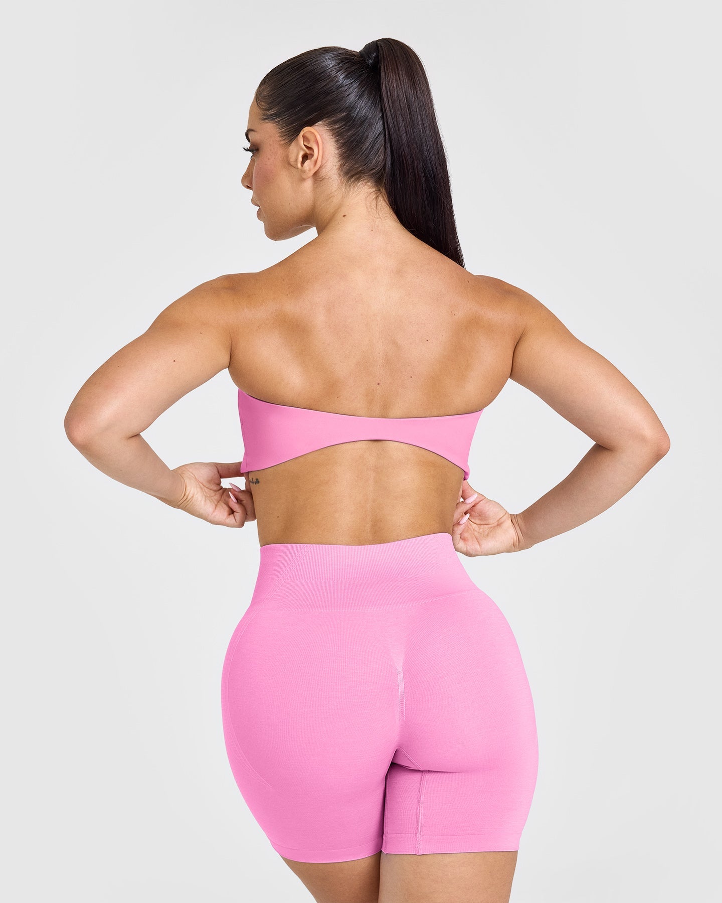 Alternative view of UnifiedMove Micro Bandeau Bralette | Power Pink