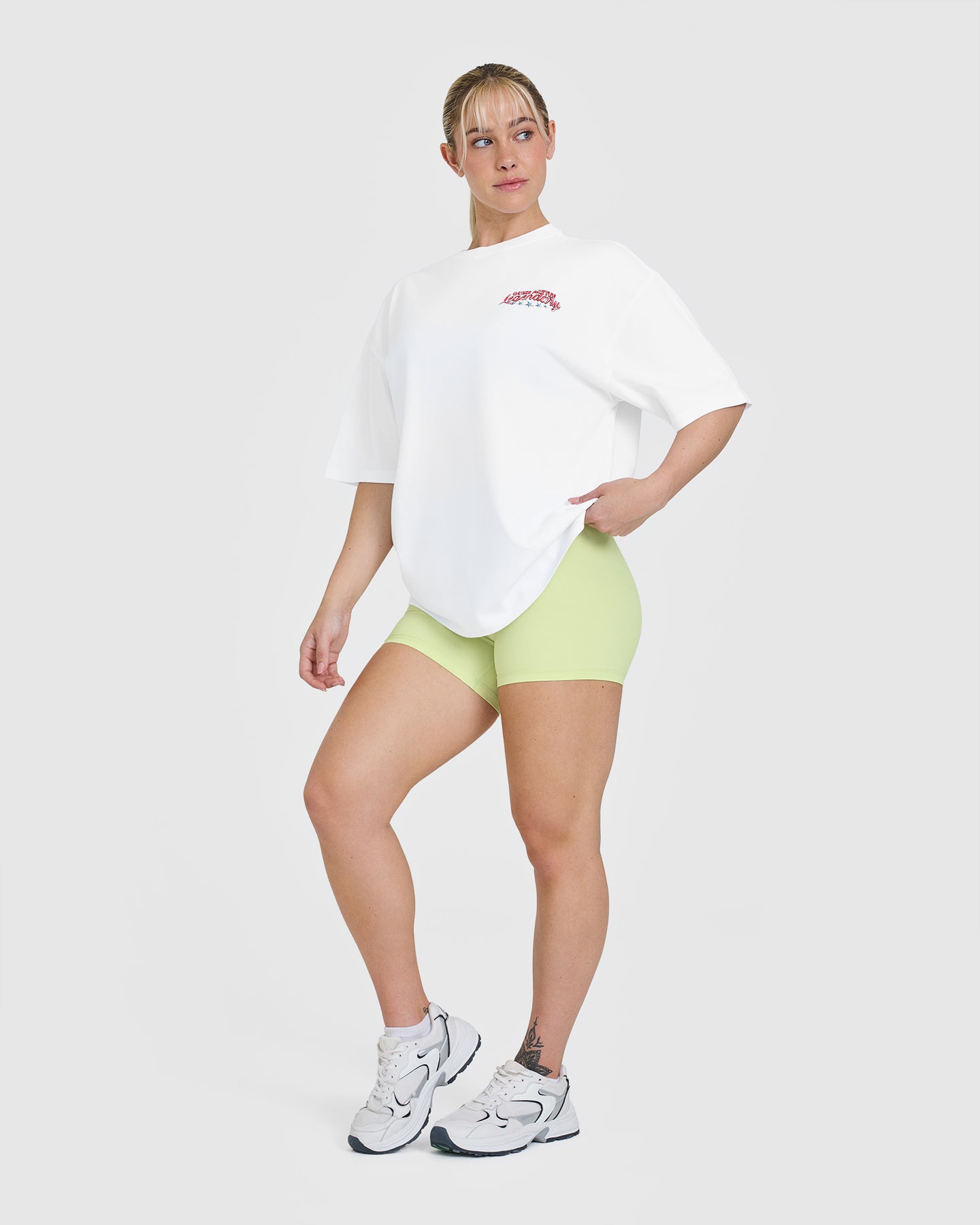 OA Tour Graphic Washed T-Shirt | White - Image 3