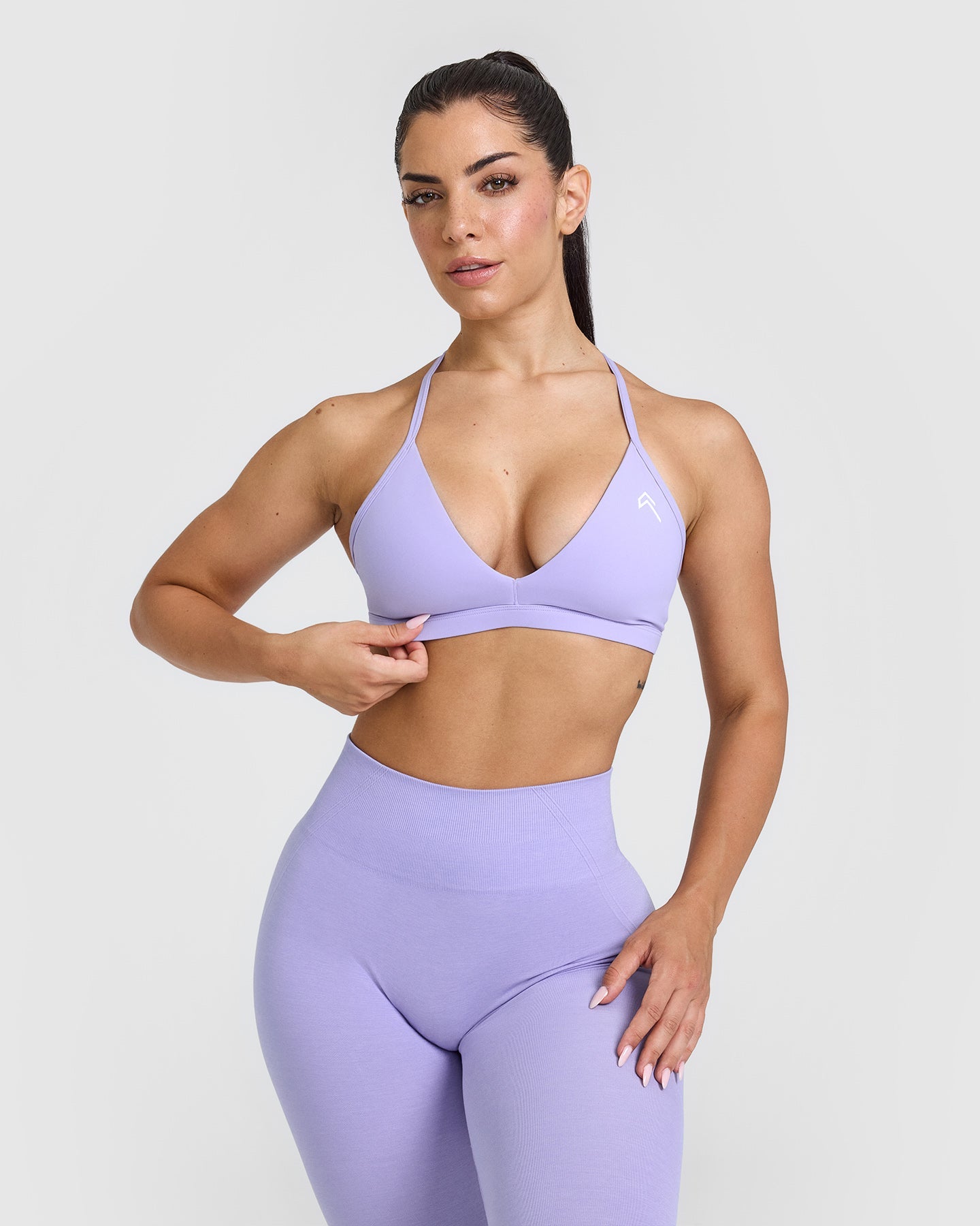 UnifiedMove Ultra Micro V Neck Bralette | Vintage Violet