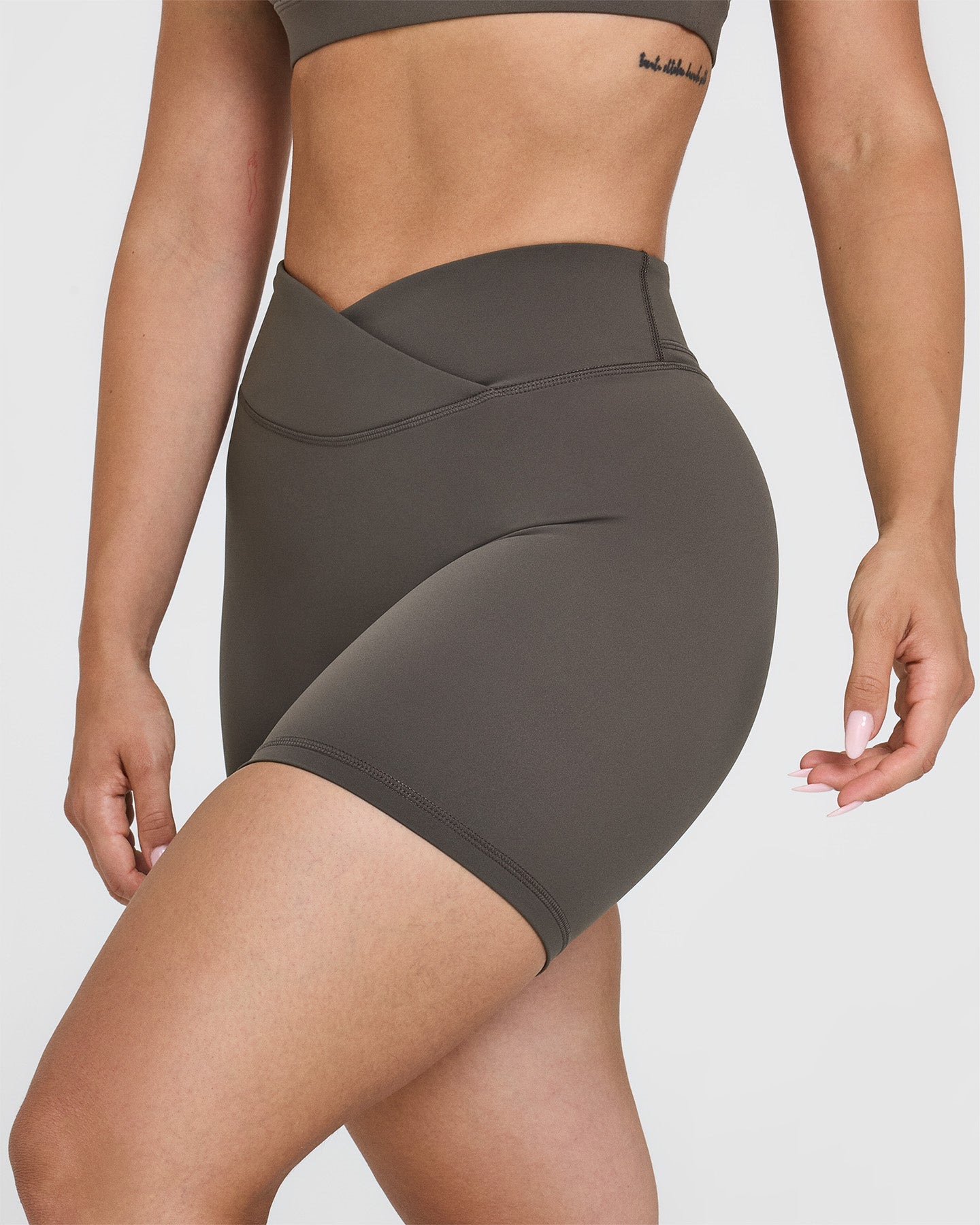 UnifiedMove Wrap Shorts 6" | Deep Taupe - Image 4