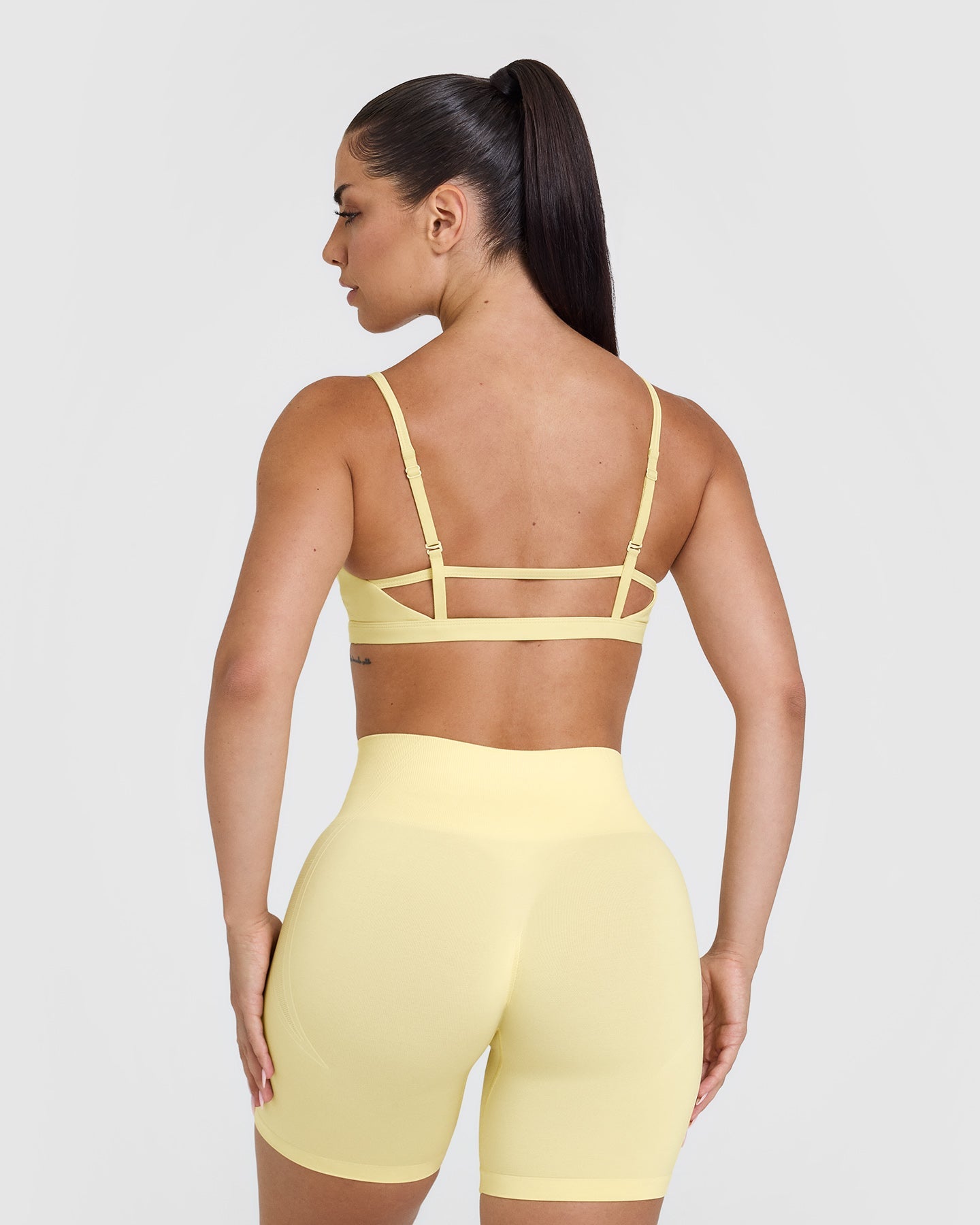 Alternative view of Timeless Strappy Bralette | Sherbert Yellow