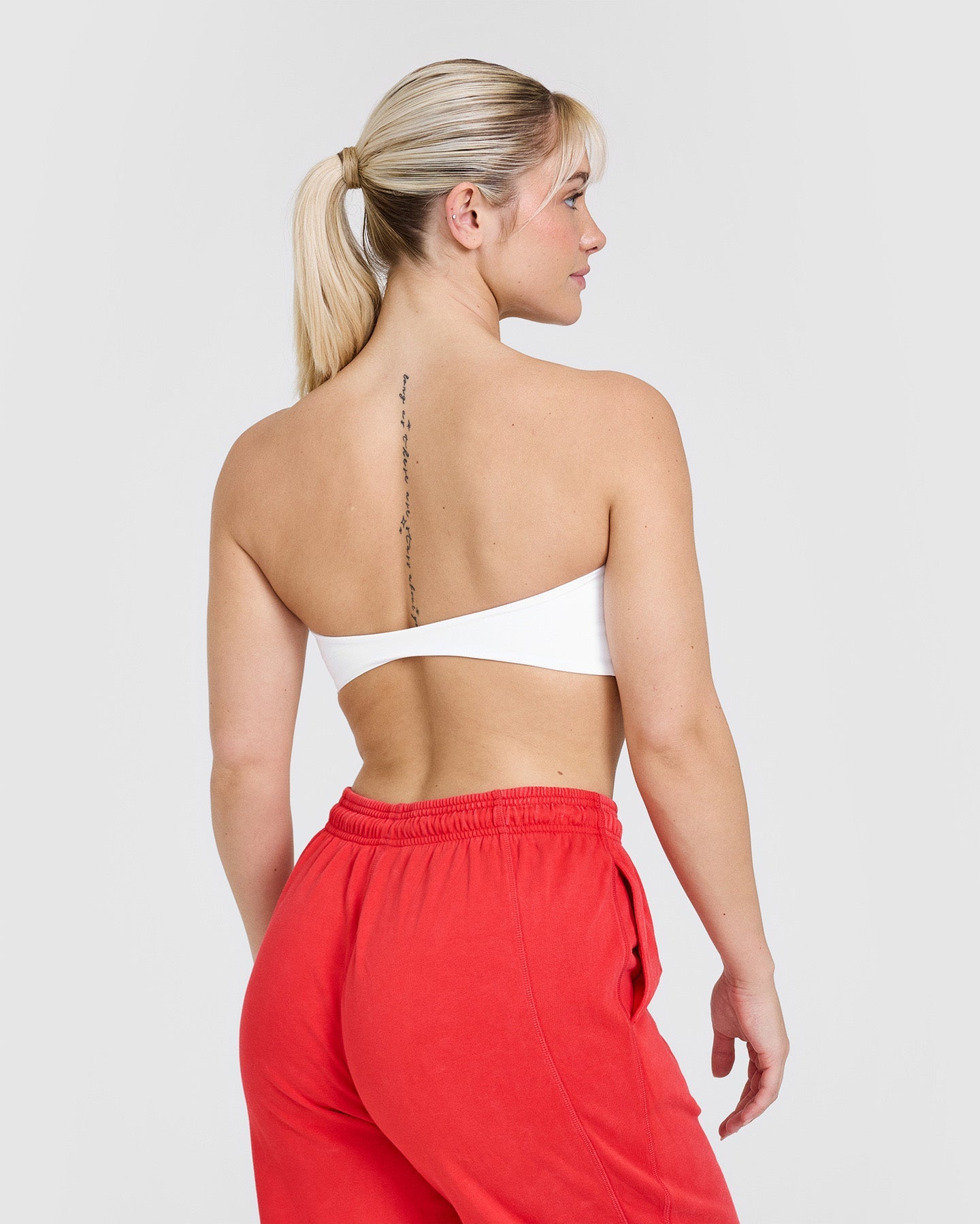 Alternative view of UnifiedMove Micro Bandeau Bralette | White