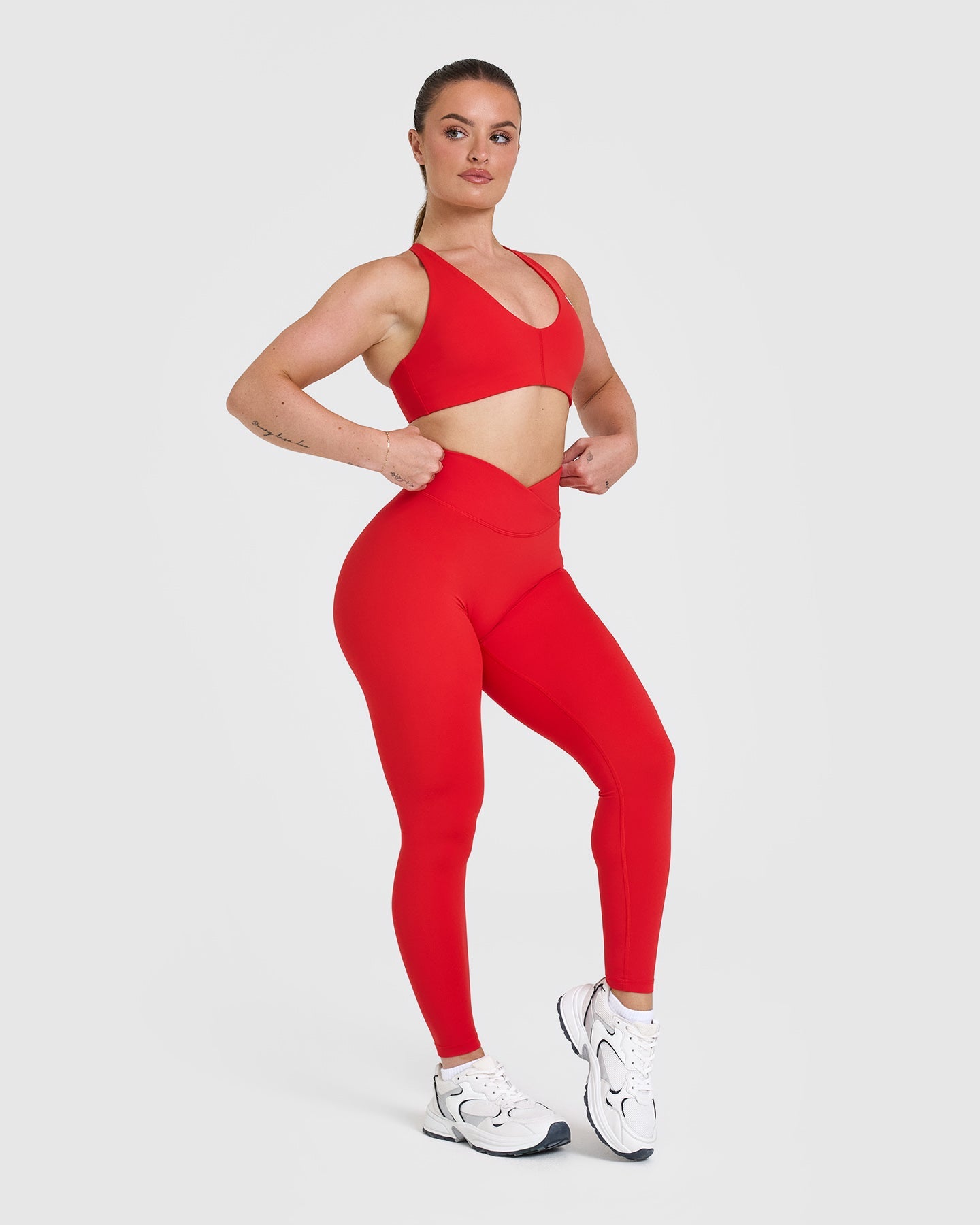 UnifiedMove Wrap Leggings | Muscle Mommy Red - Image 3