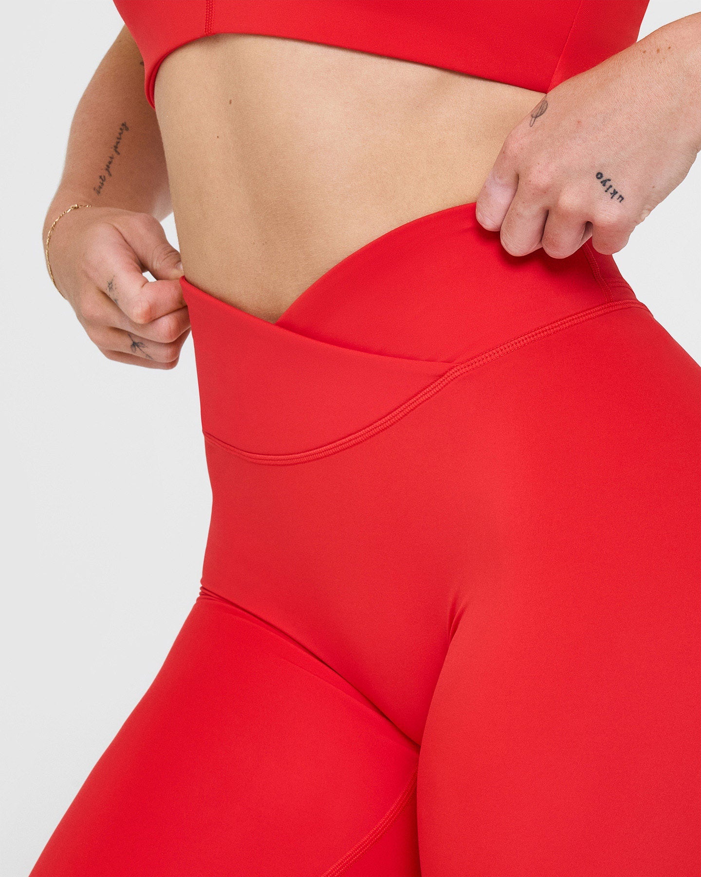 UnifiedMove Wrap Leggings | Muscle Mommy Red - Image 4