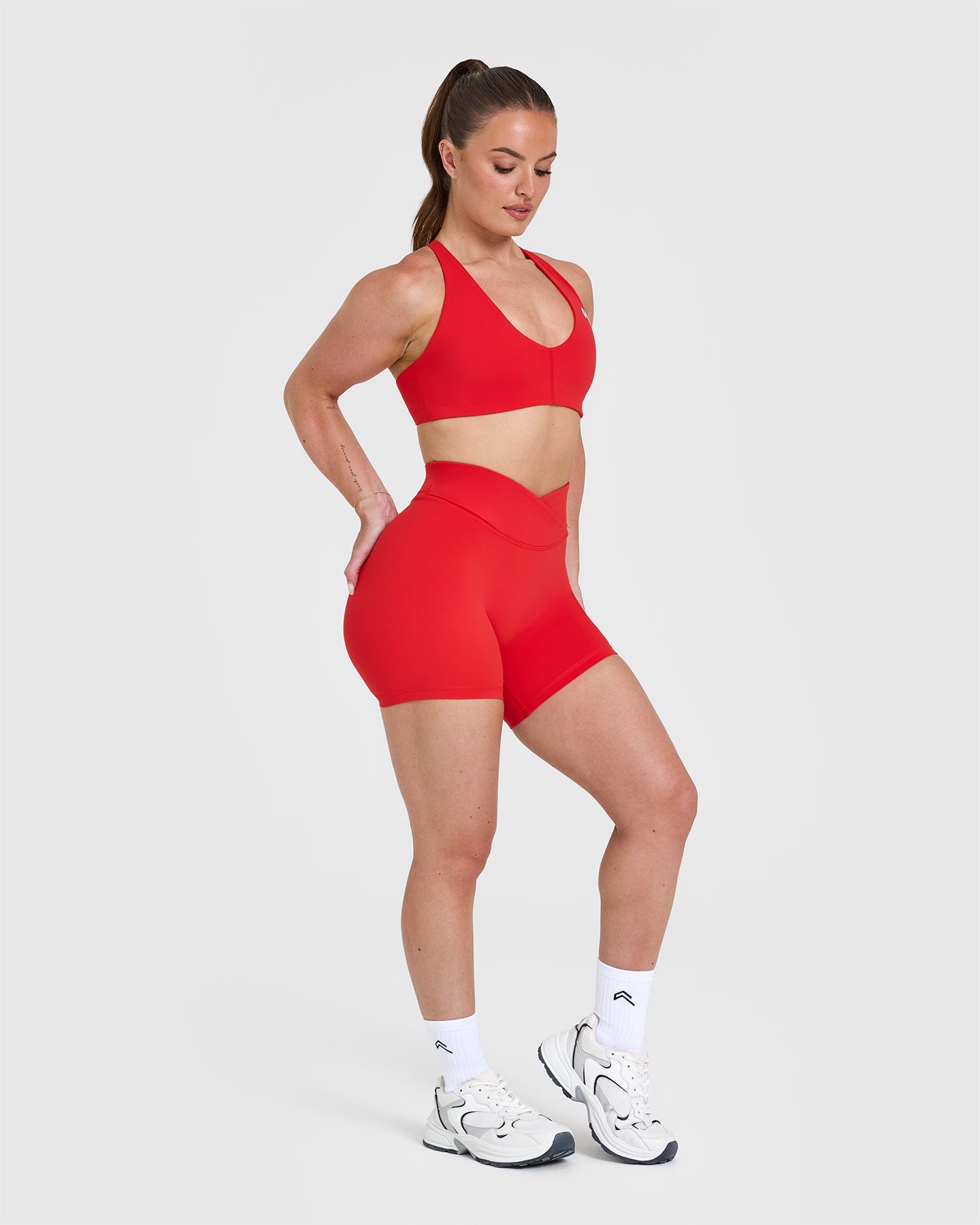 UnifiedMove Wrap Shorts 6" | Muscle Mommy Red - Image 3