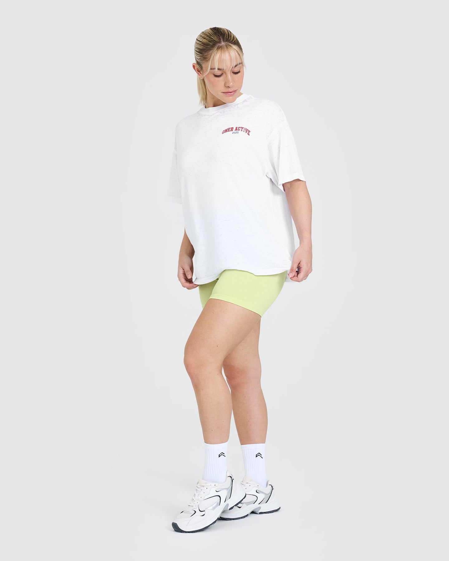 Legendary Graphic Print Washed T-Shirt | White - Image 3