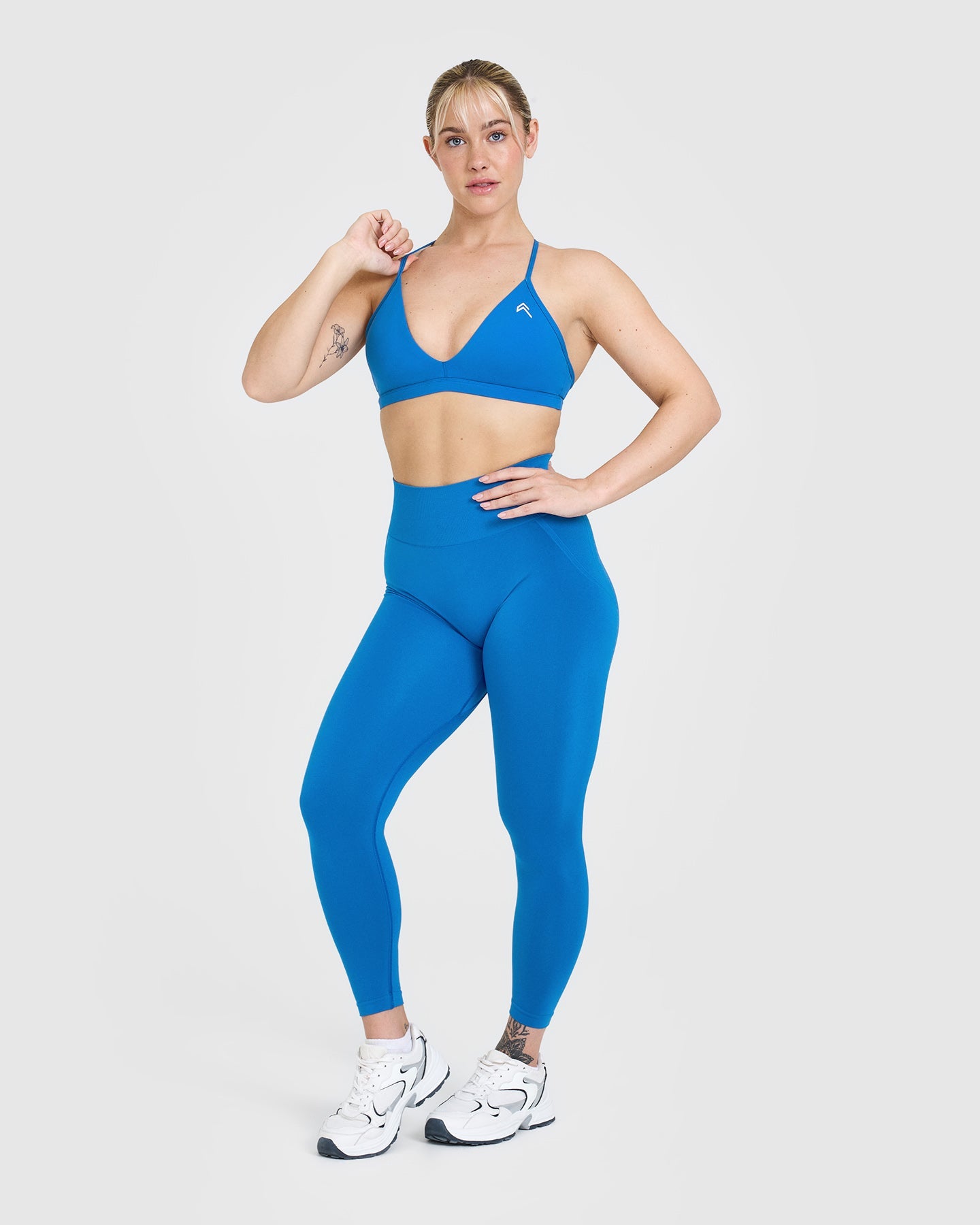 UnifiedMove Ultra Micro V Neck Bralette | Retro Blue - Image 3