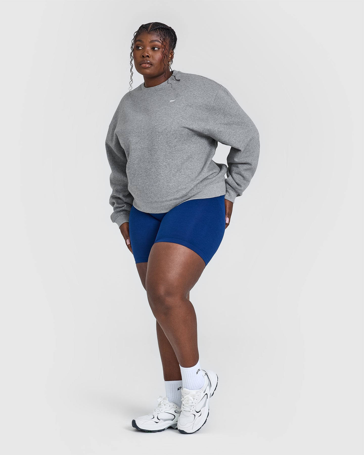 Foundations Crew Neck Sweatshirt | Charcoal Marl - Image 3