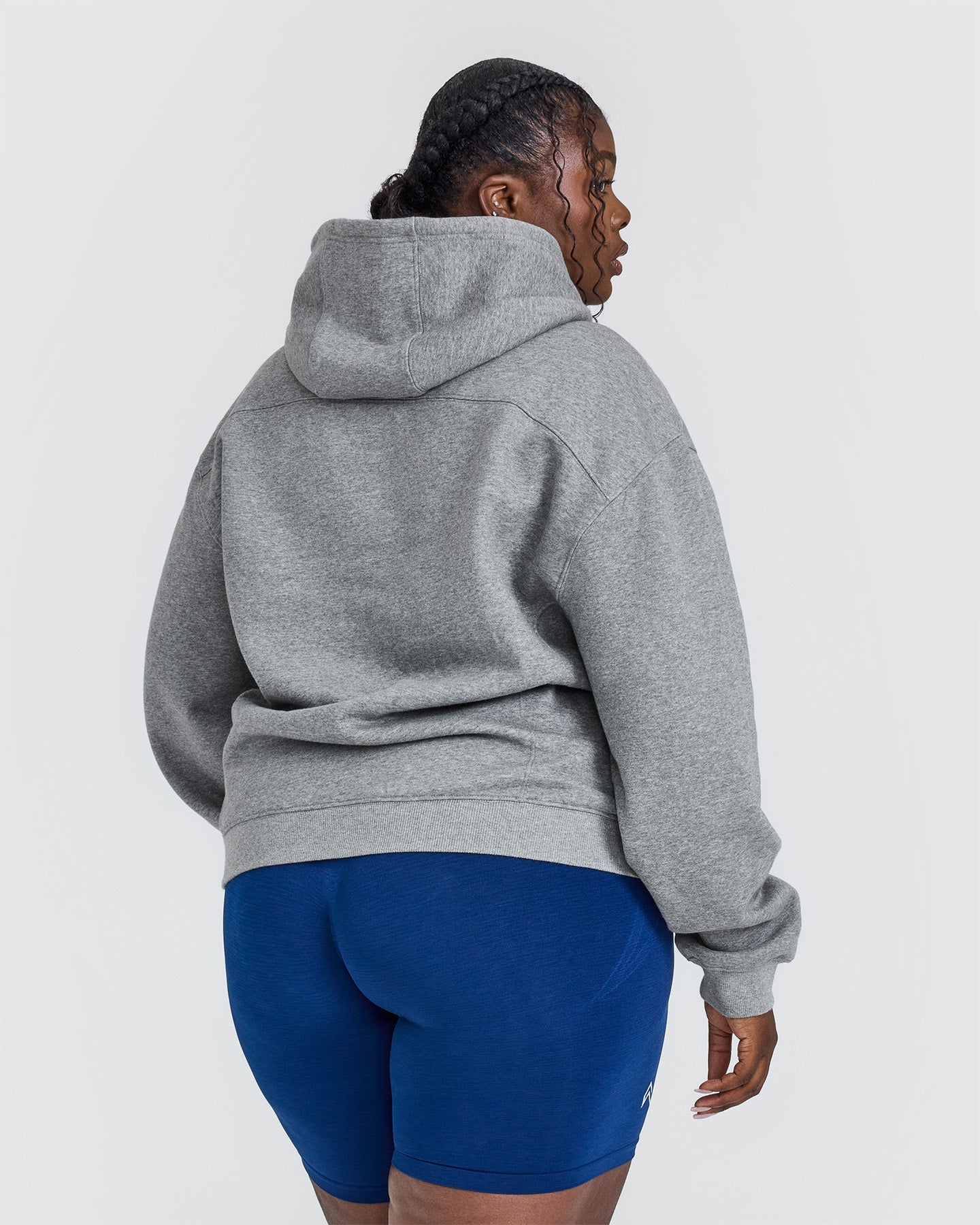 Alternative view of Foundations Hoodie | Charcoal Marl