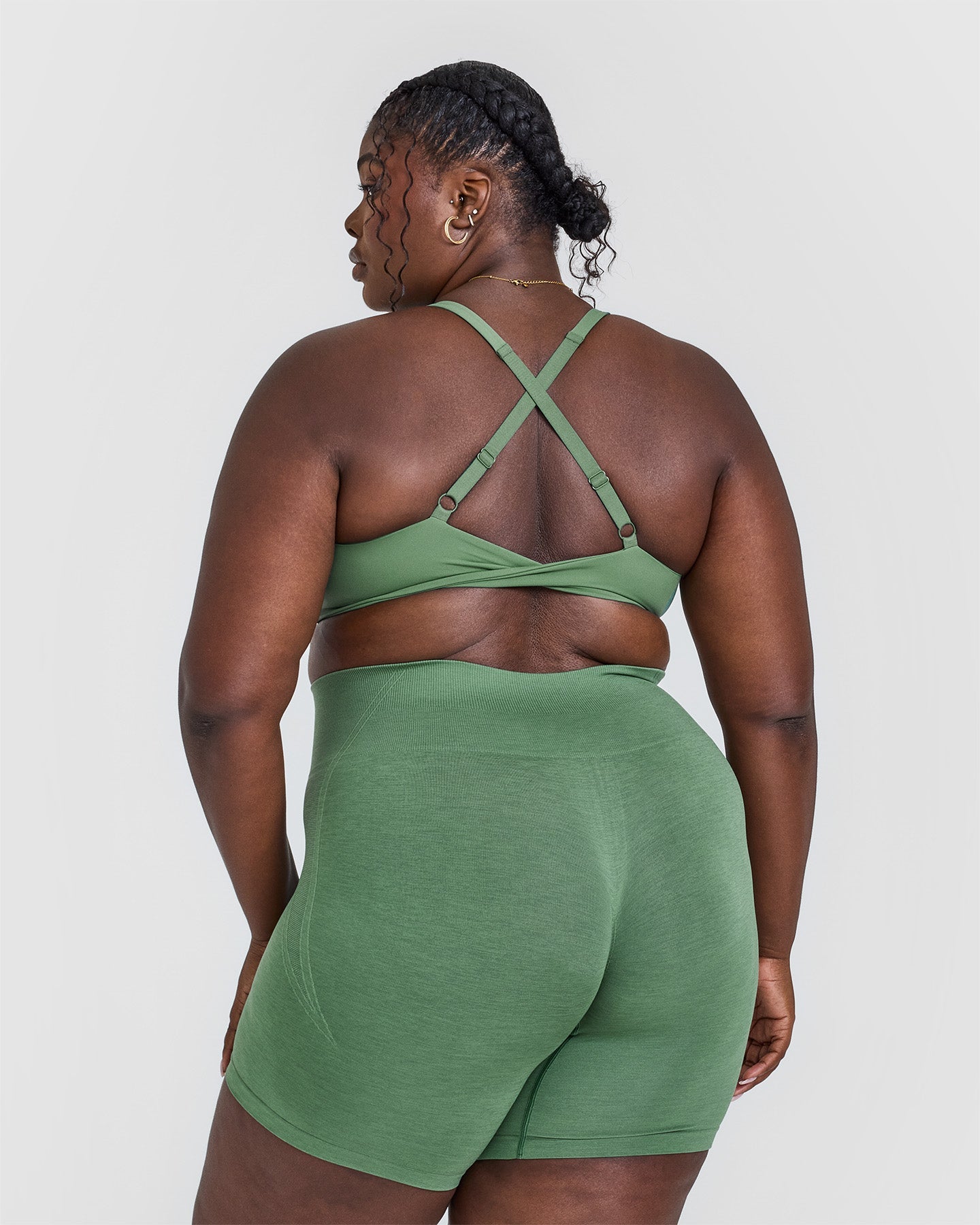 Alternative view of UnifiedMove Micro Bralette | Forest Green