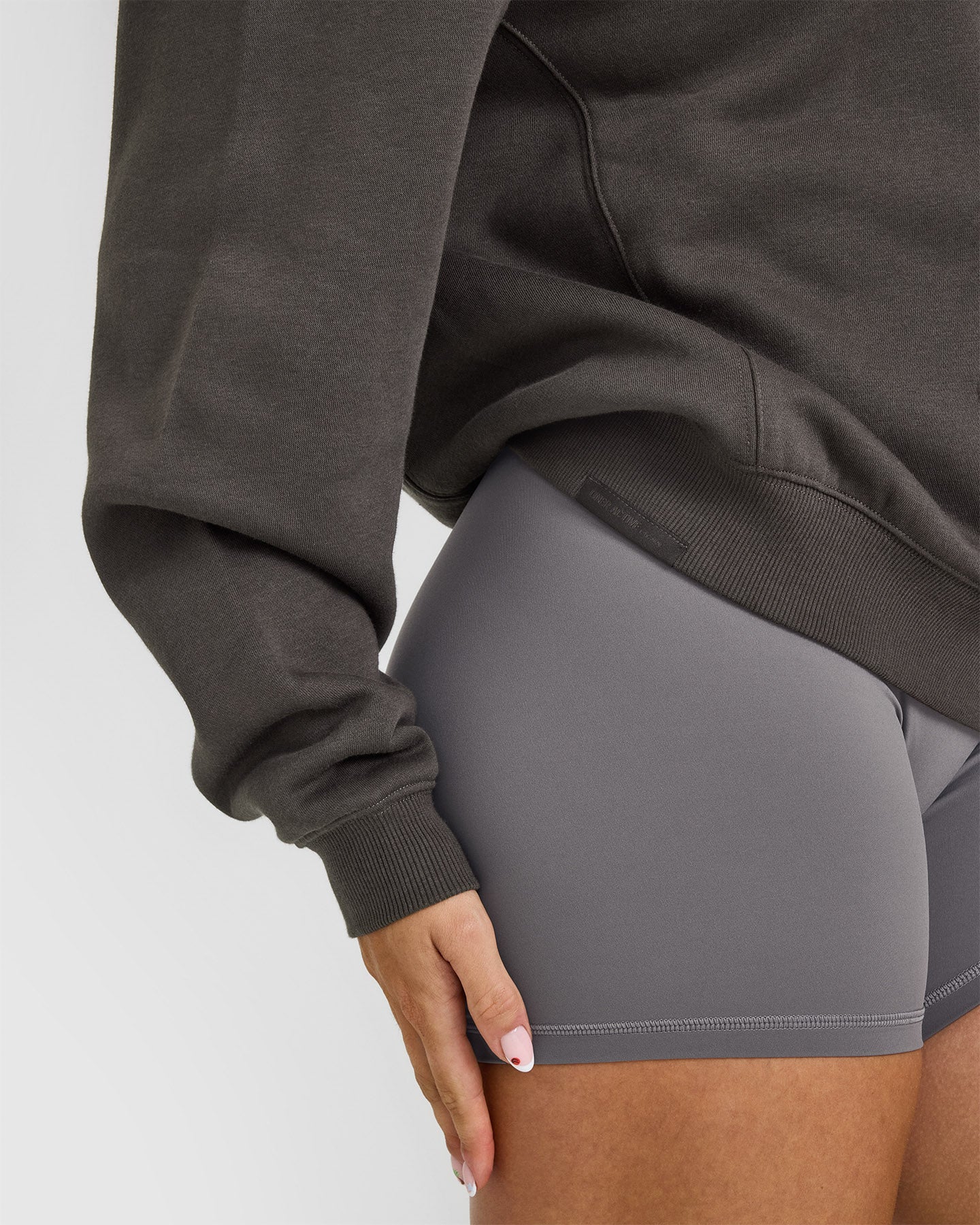Foundations Crew Neck Sweatshirt | Deep Taupe - Image 6