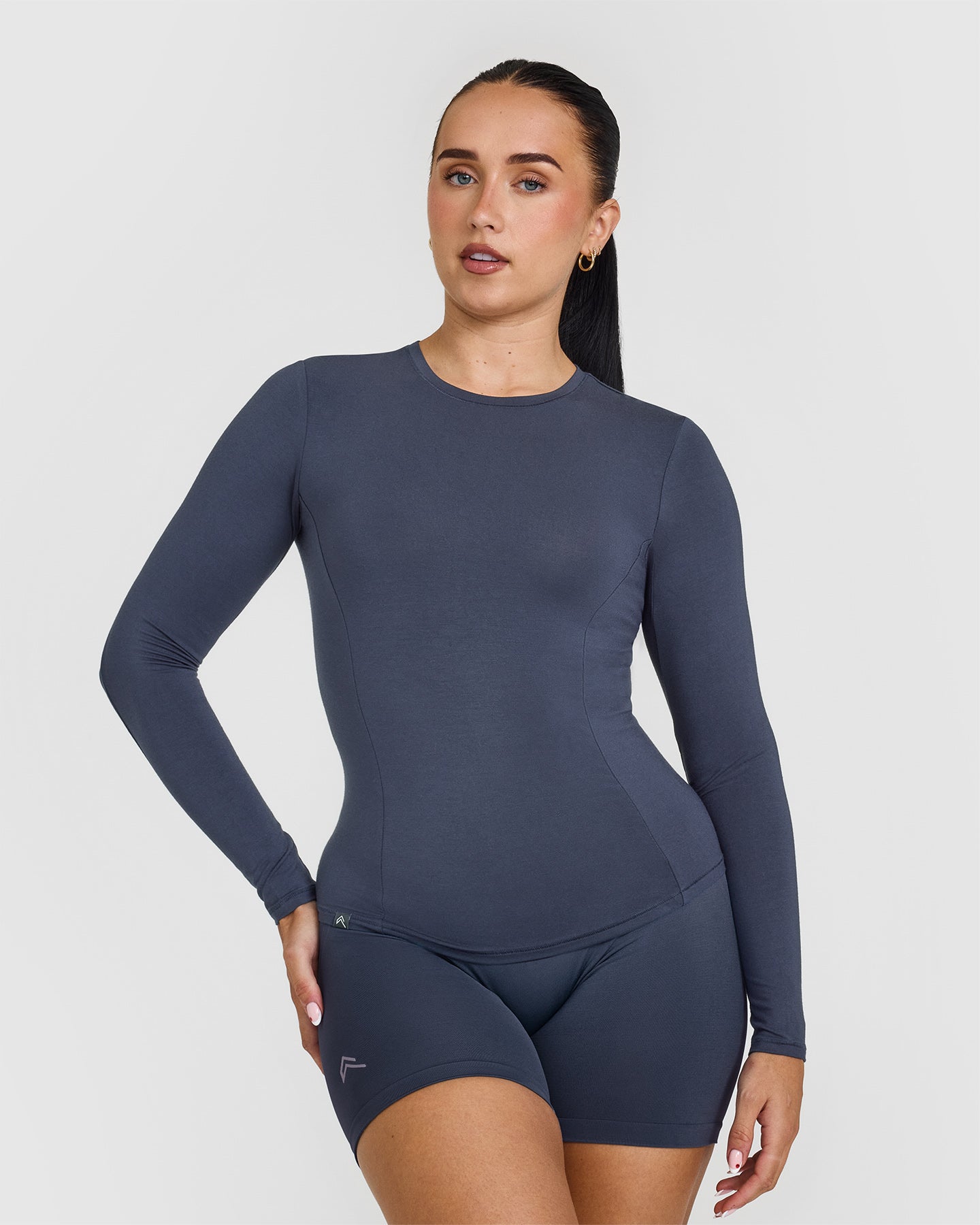 Mellow Soft Long Sleeve Top | True Blue