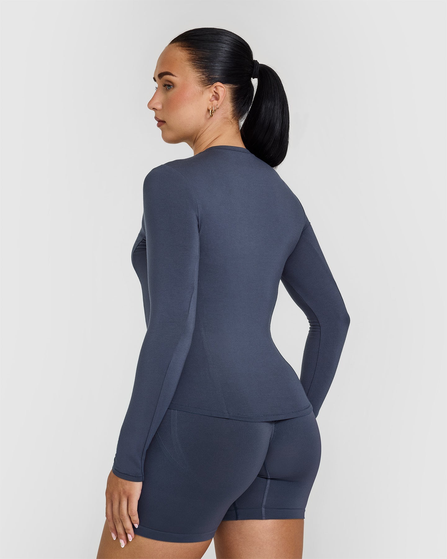 Alternative view of Mellow Soft Long Sleeve Top | True Blue