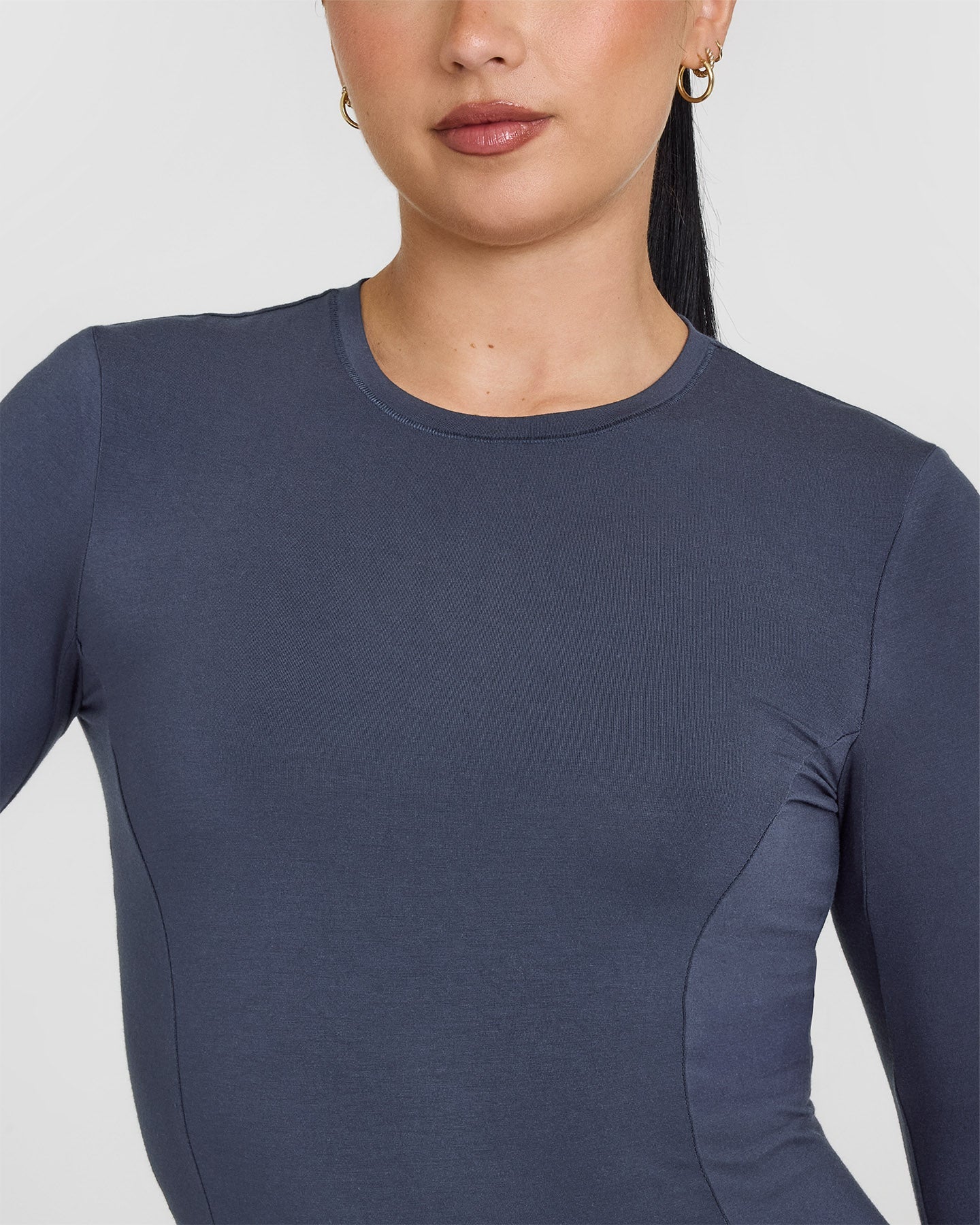Mellow Soft Long Sleeve Top | True Blue - Image 4