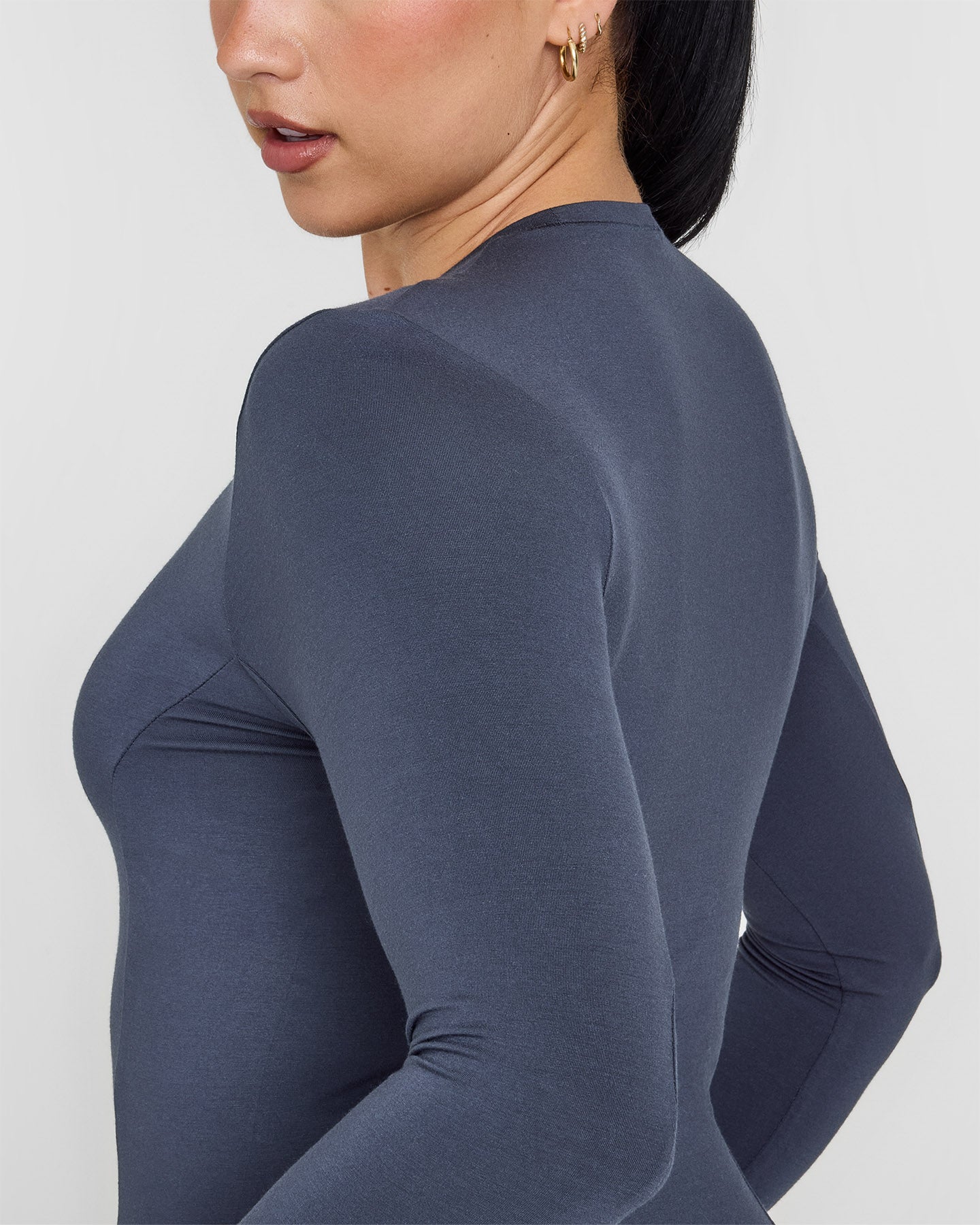 Mellow Soft Long Sleeve Top | True Blue - Image 5